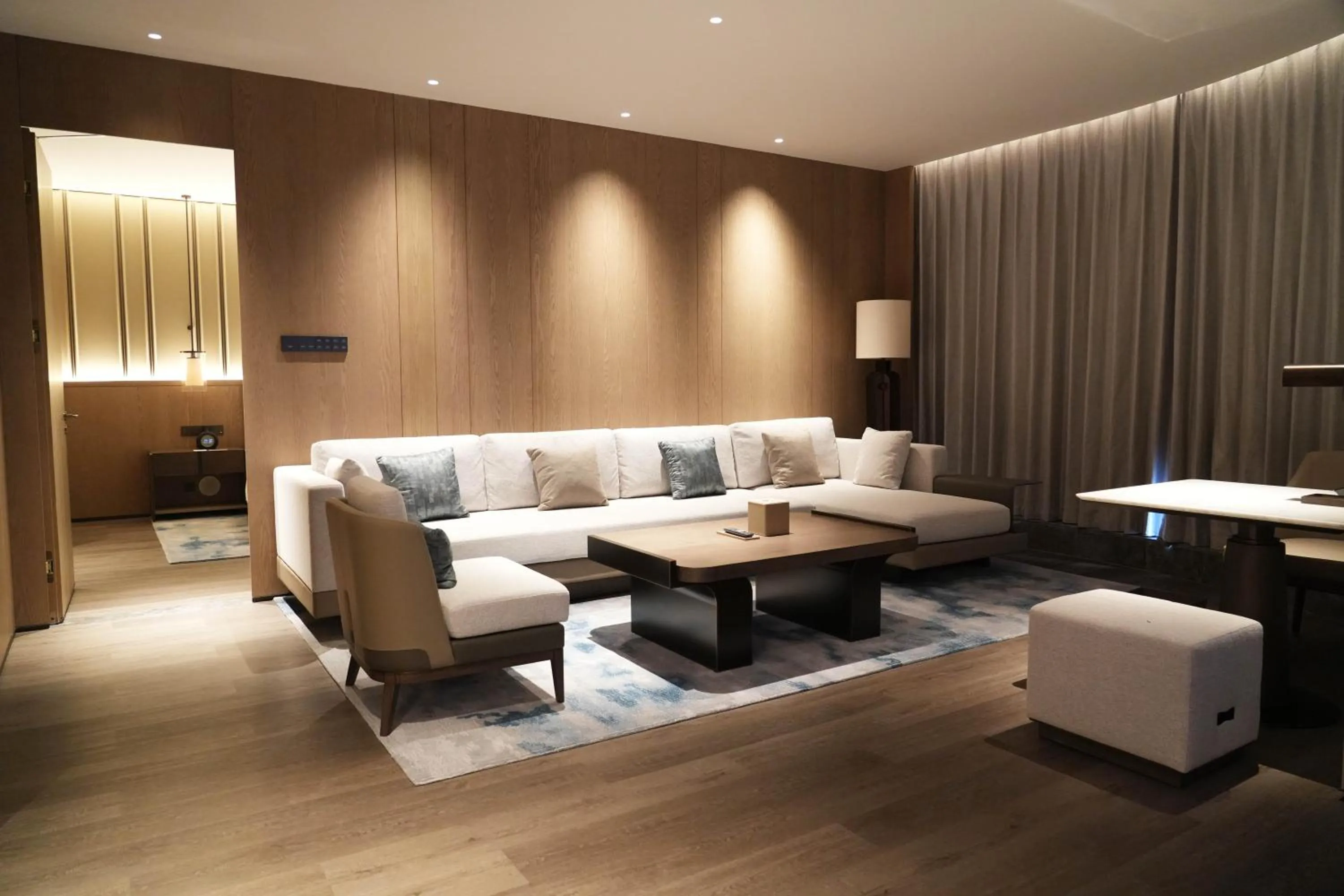 Living room in Shaoxing Marriott Hotel Shangyu