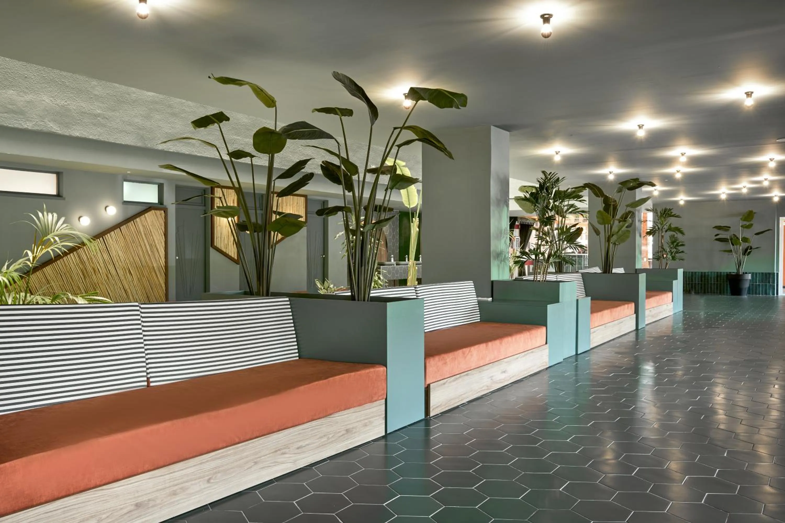 Lobby or reception in tent Mojito Suites