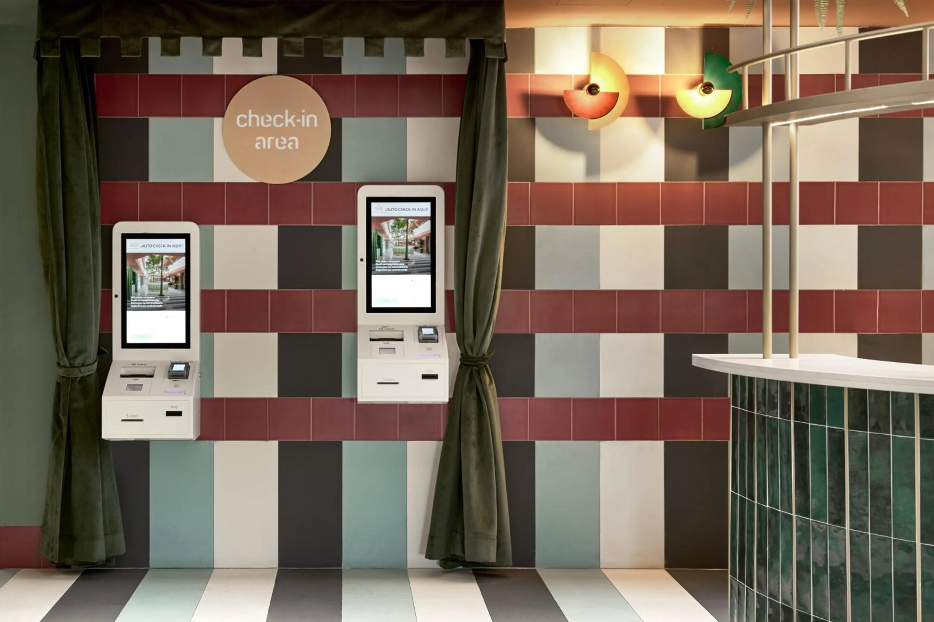 ATM in tent Mojito Suites