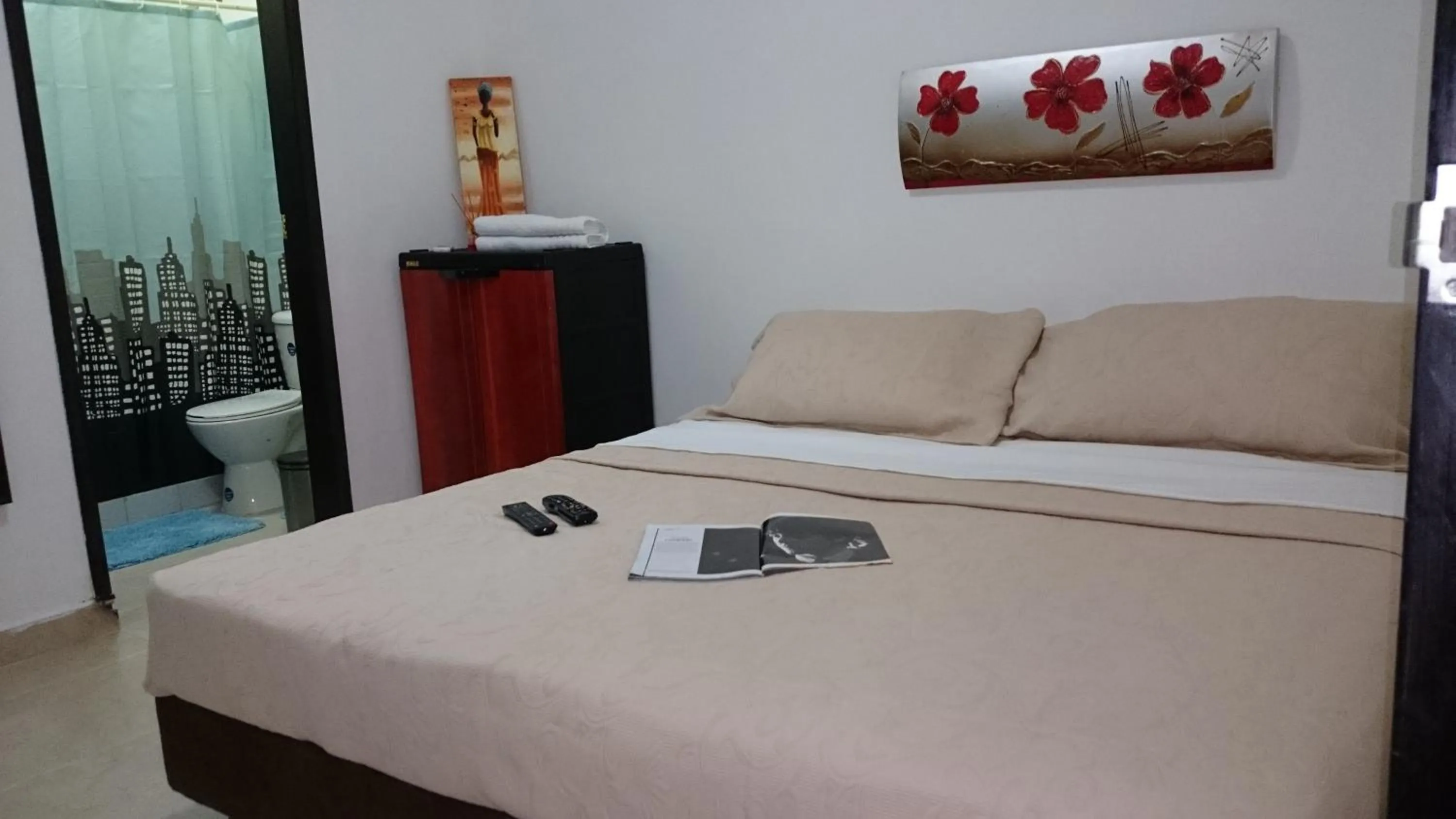 Bed in Villa Sarie Bay