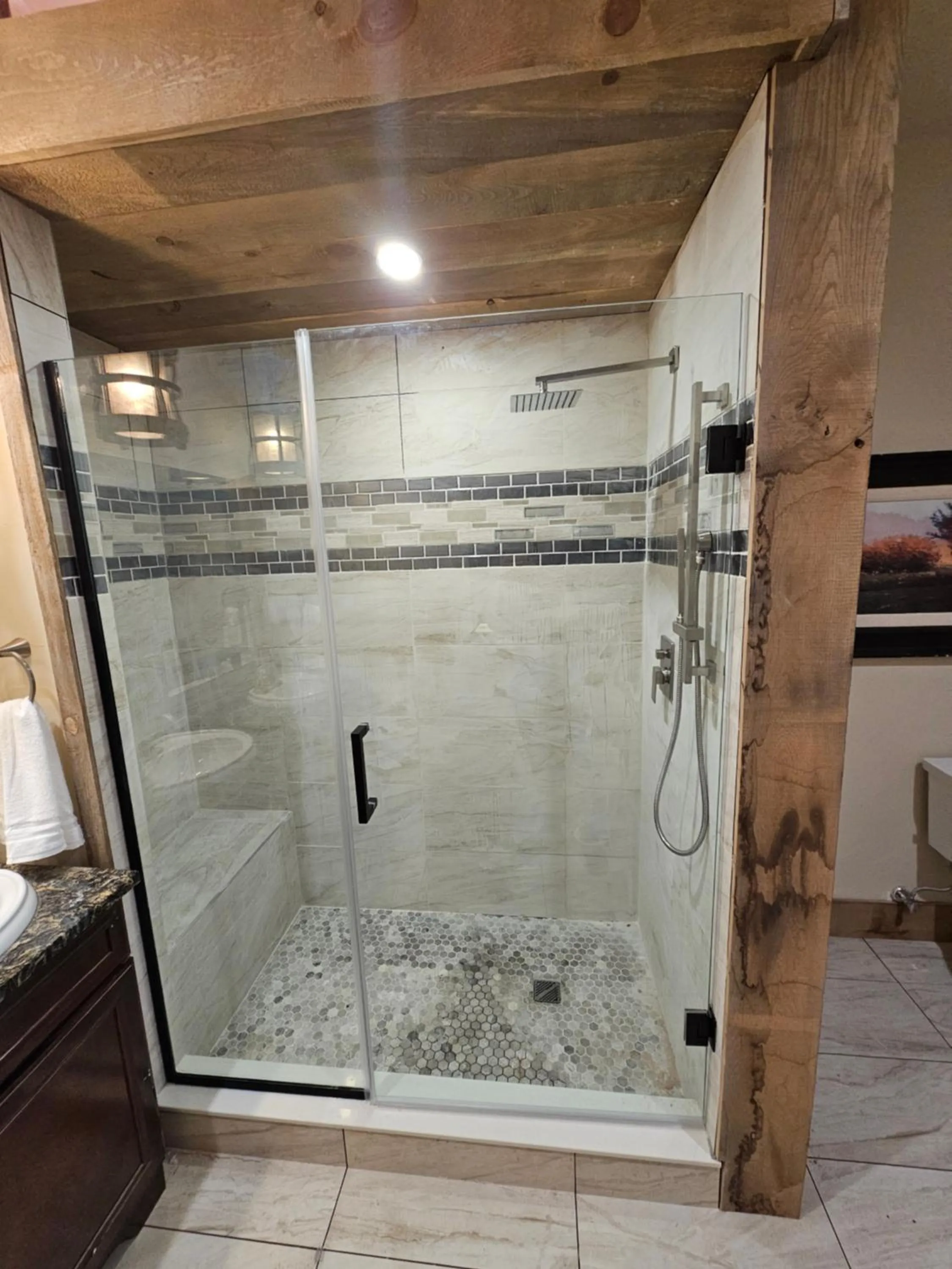 Shower in Eaglescape Suites and Event Center