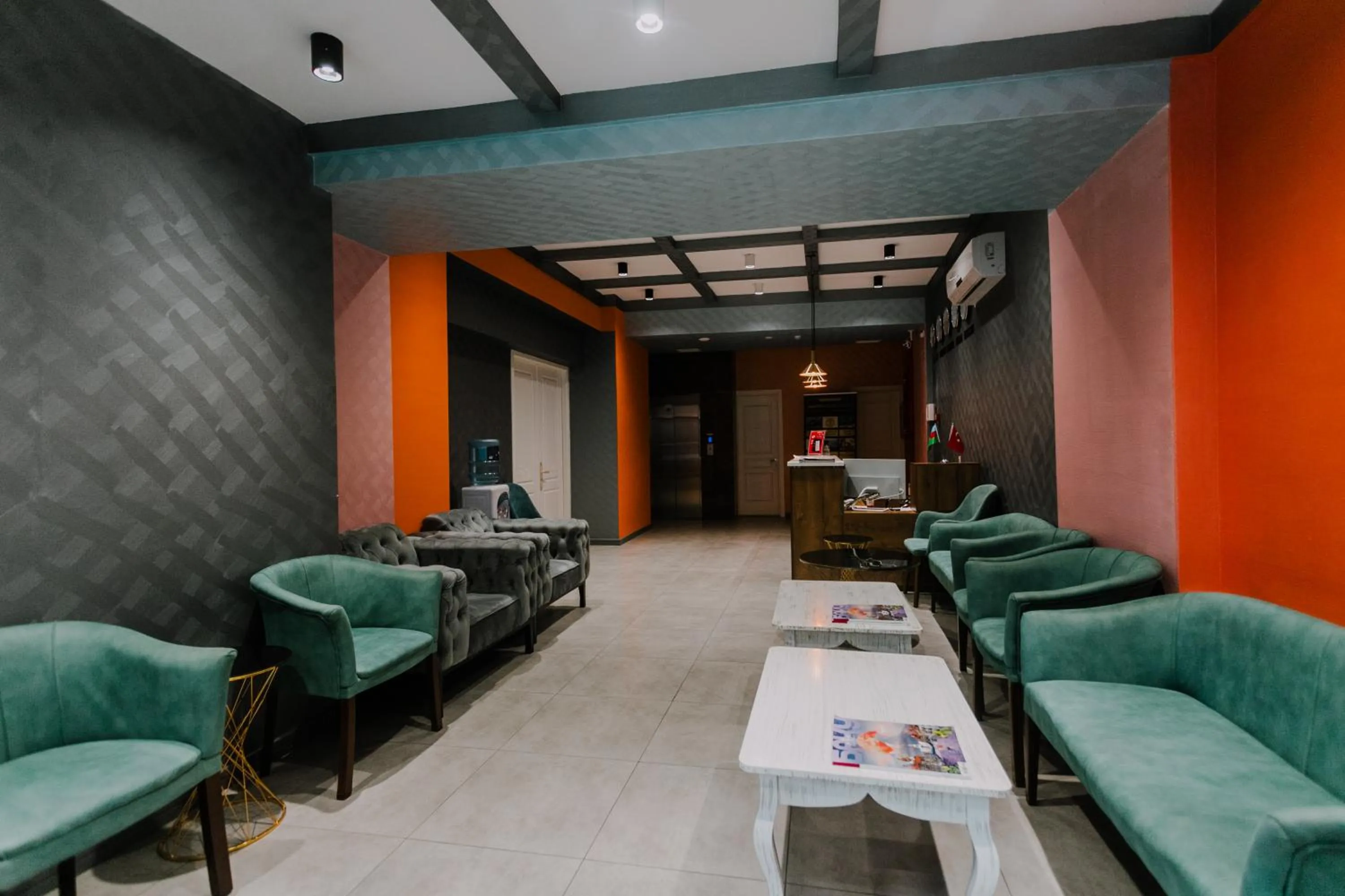 Seating area in Madina-ZamZam Halal Hotels Group