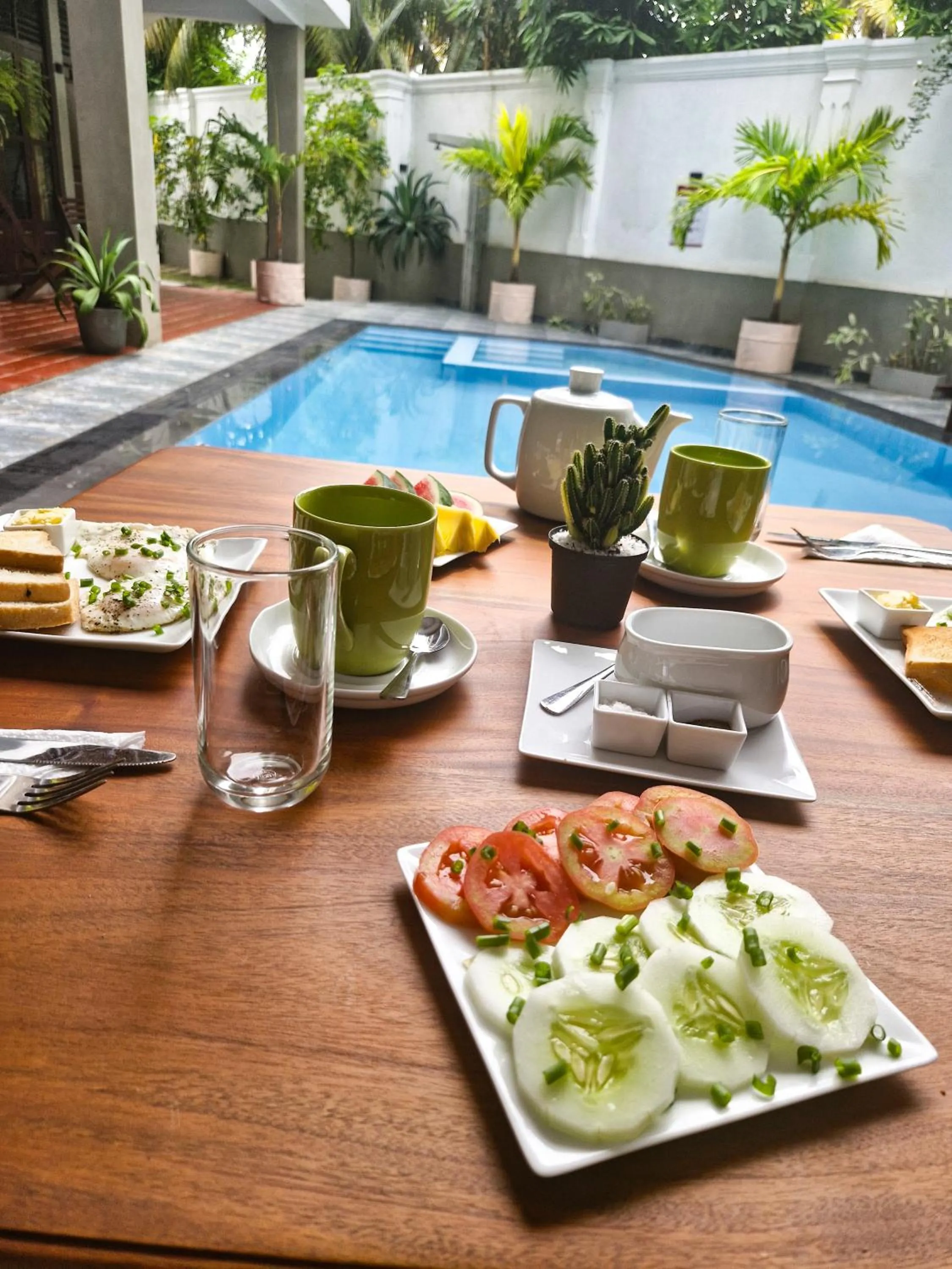 Pool view in Sky House Ahangama