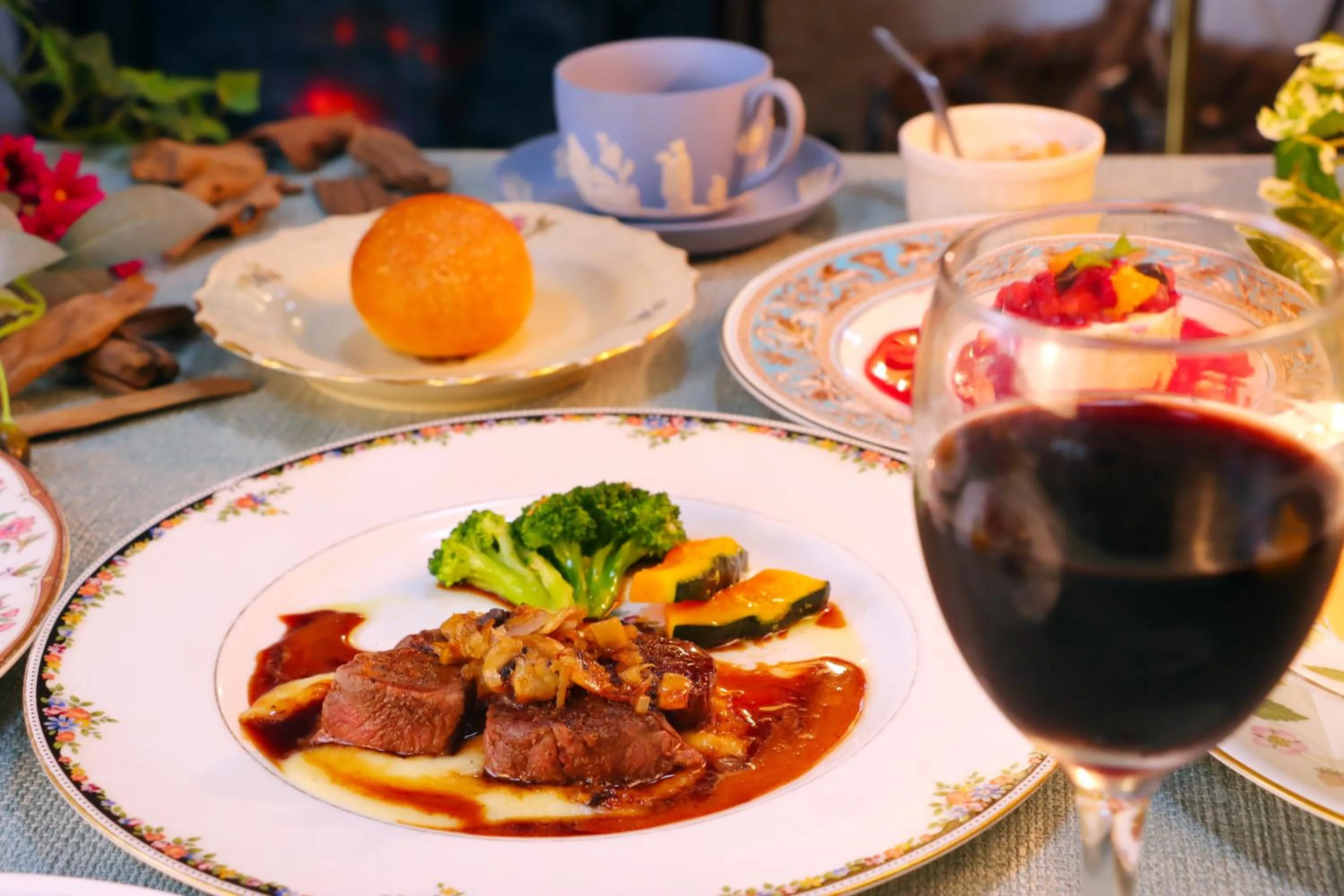 Dinner in Auberge Koyama