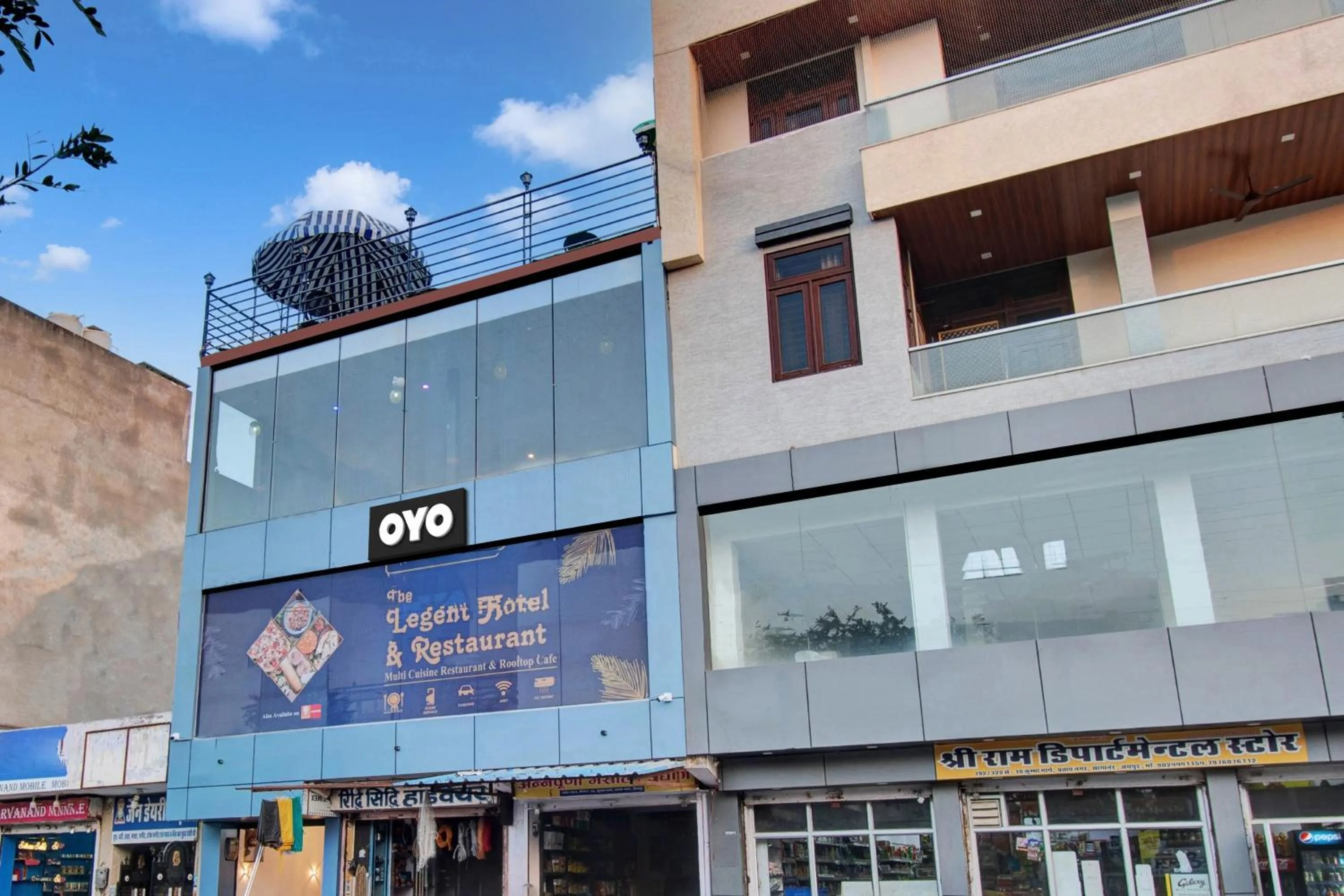 Facade/entrance in Hotel O The Legent Hotel