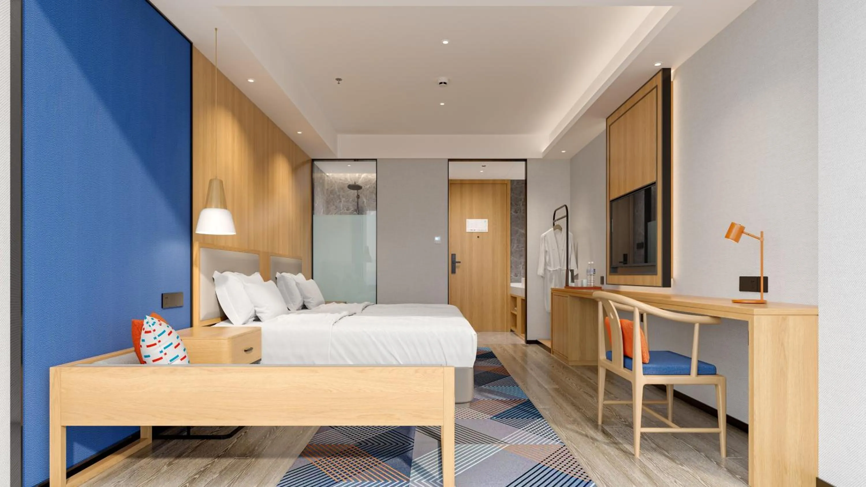 Photo of the whole room in Holiday Inn Express Huangshi Cihu Lake by IHG