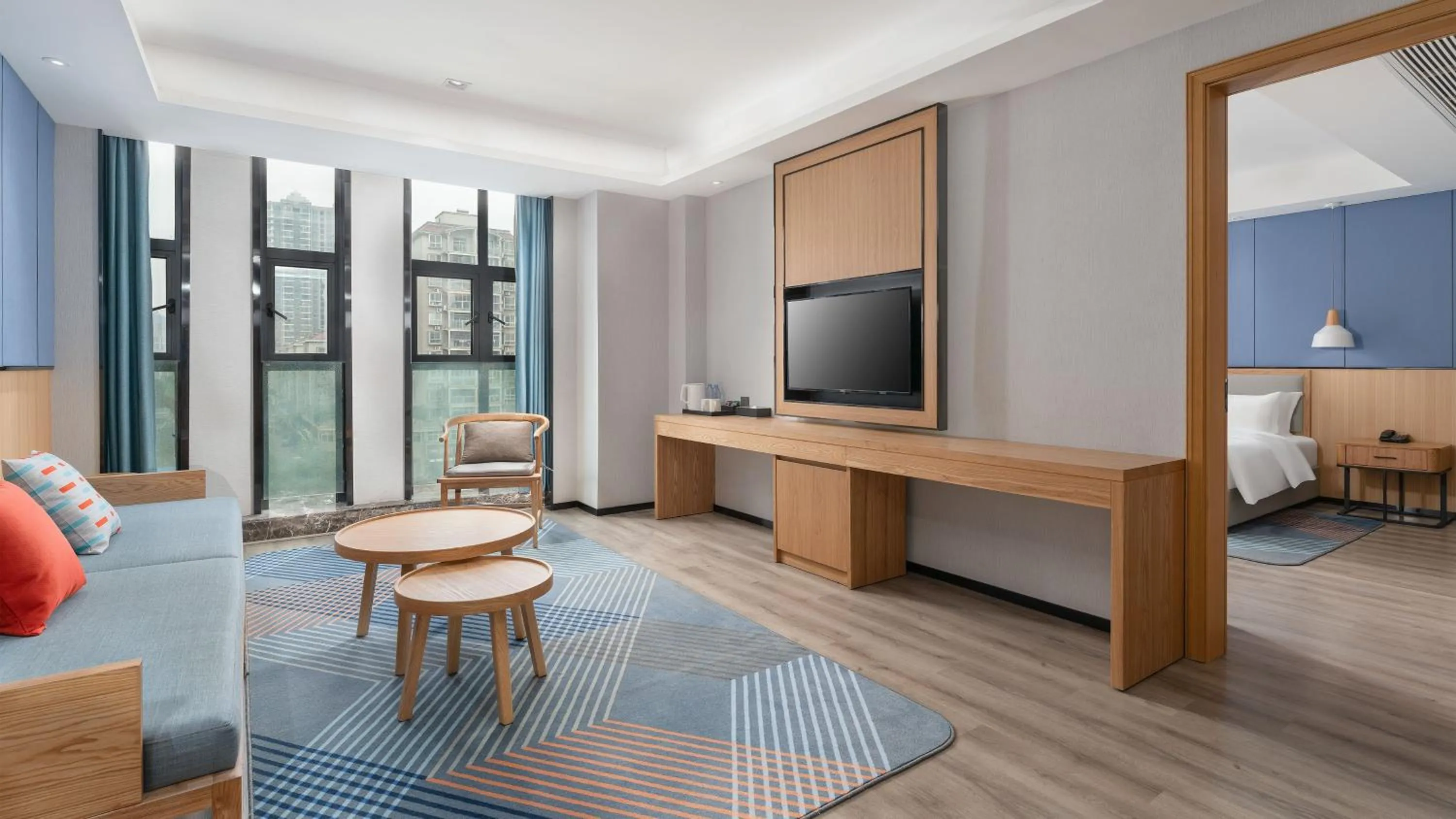 Photo of the whole room in Holiday Inn Express Huangshi Cihu Lake by IHG