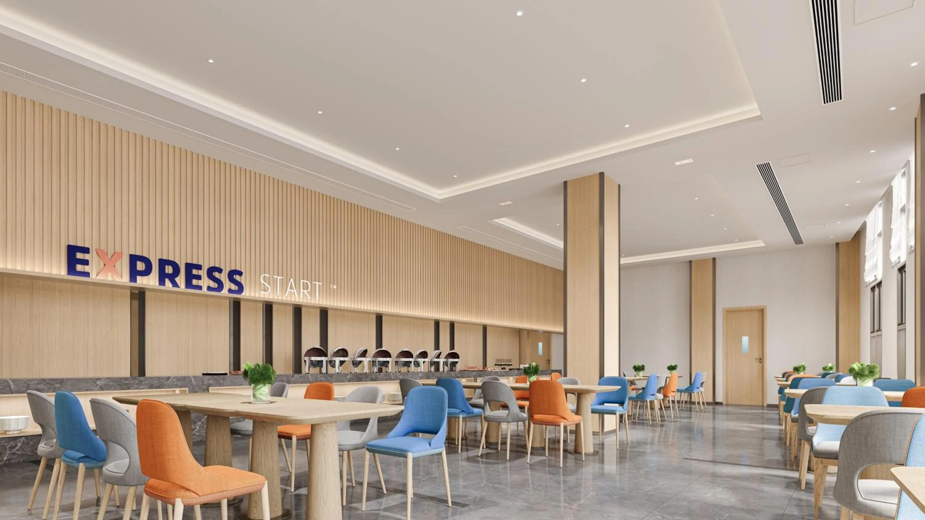Restaurant/places to eat in Holiday Inn Express Huangshi Cihu Lake by IHG