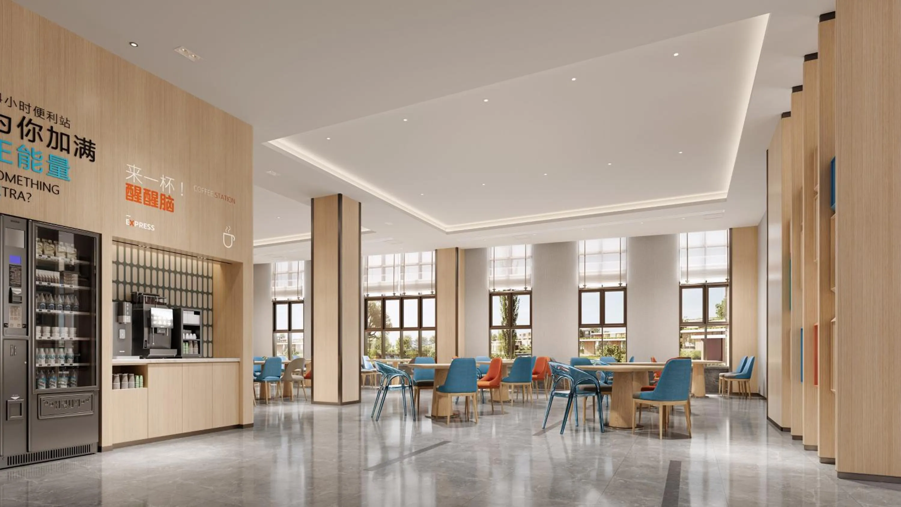 Restaurant/places to eat in Holiday Inn Express Huangshi Cihu Lake by IHG