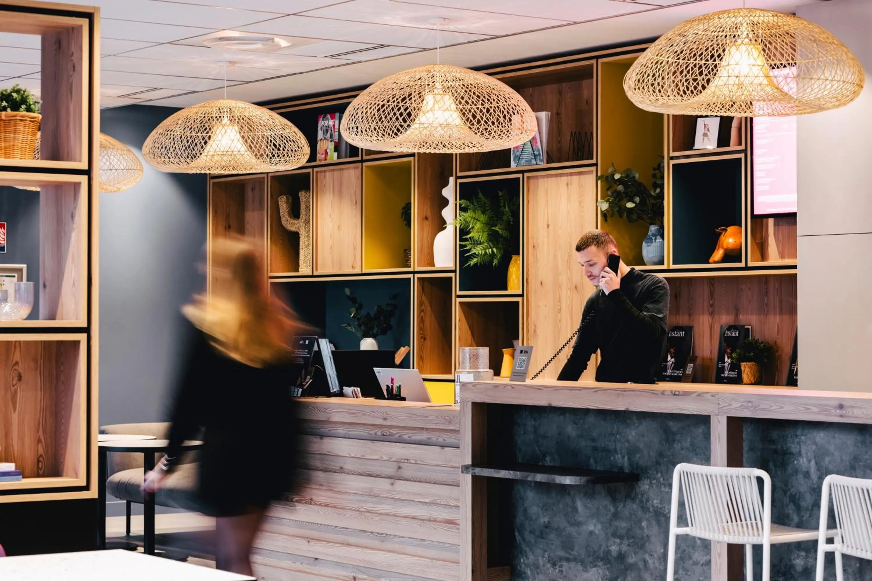 Lobby or reception in ibis Rouen Centre Rive Droite Pasteur