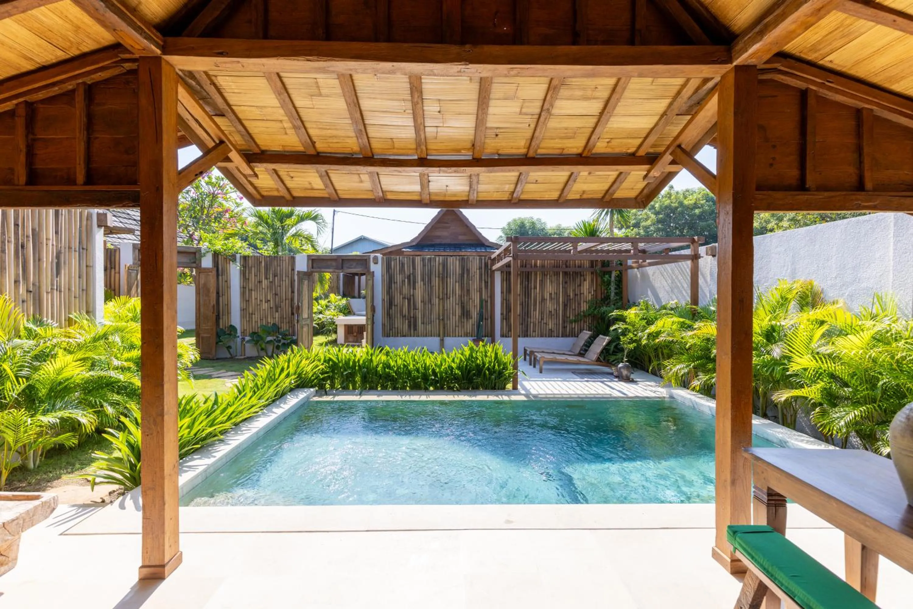 Garden in Kalyana Villa Gili Air