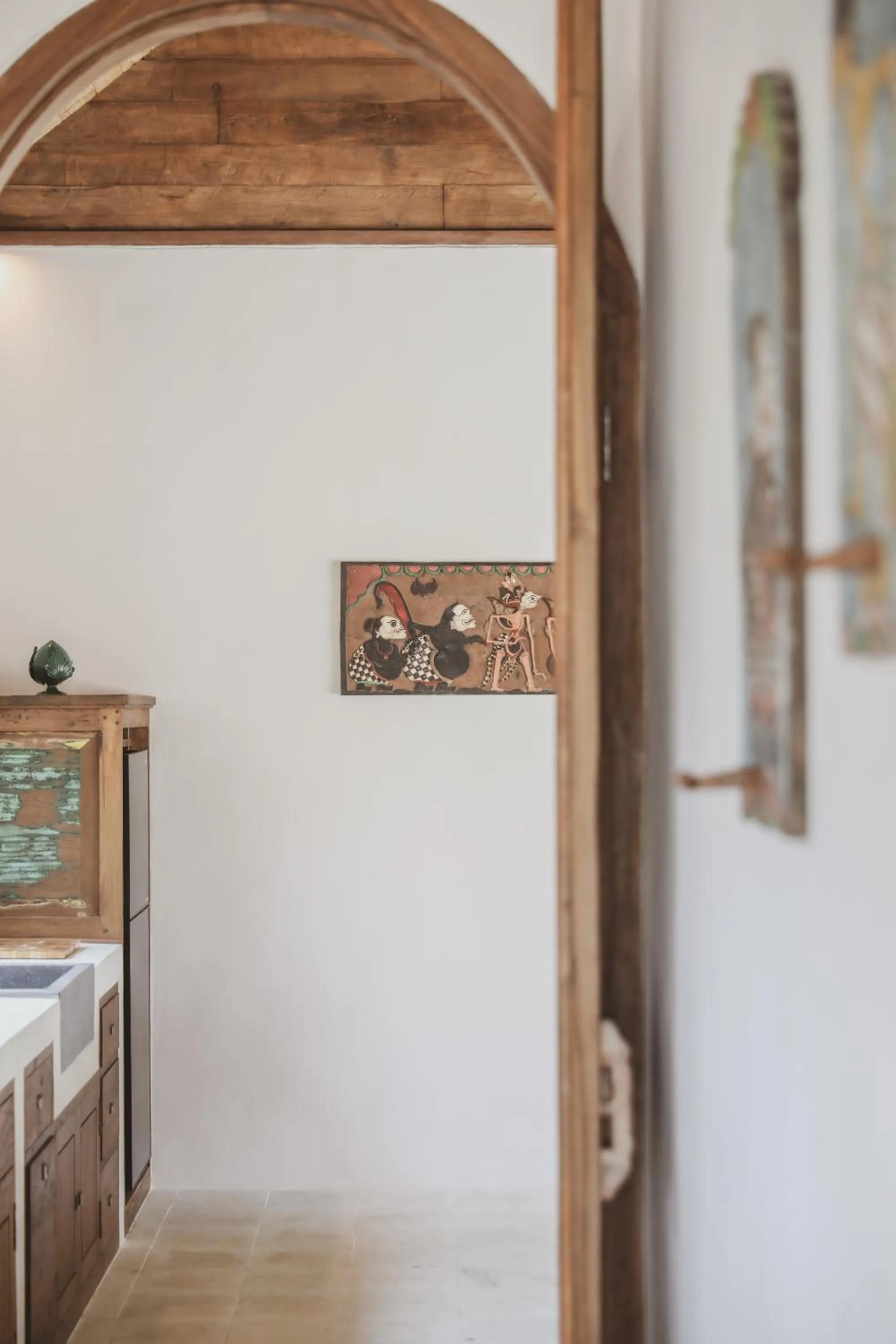 Kitchen or kitchenette in Kalyana Villa Gili Air