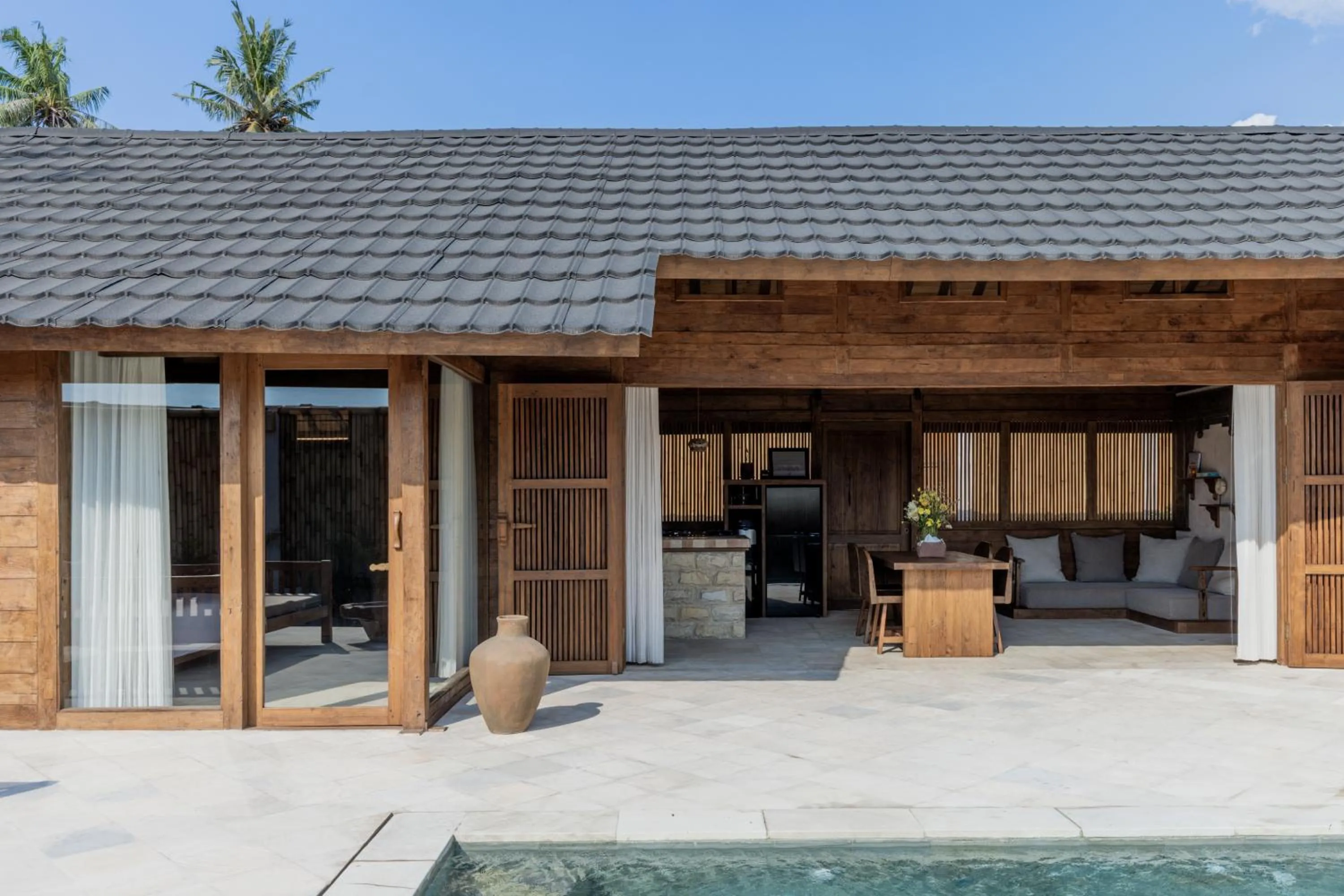 Patio in Kalyana Villa Gili Air