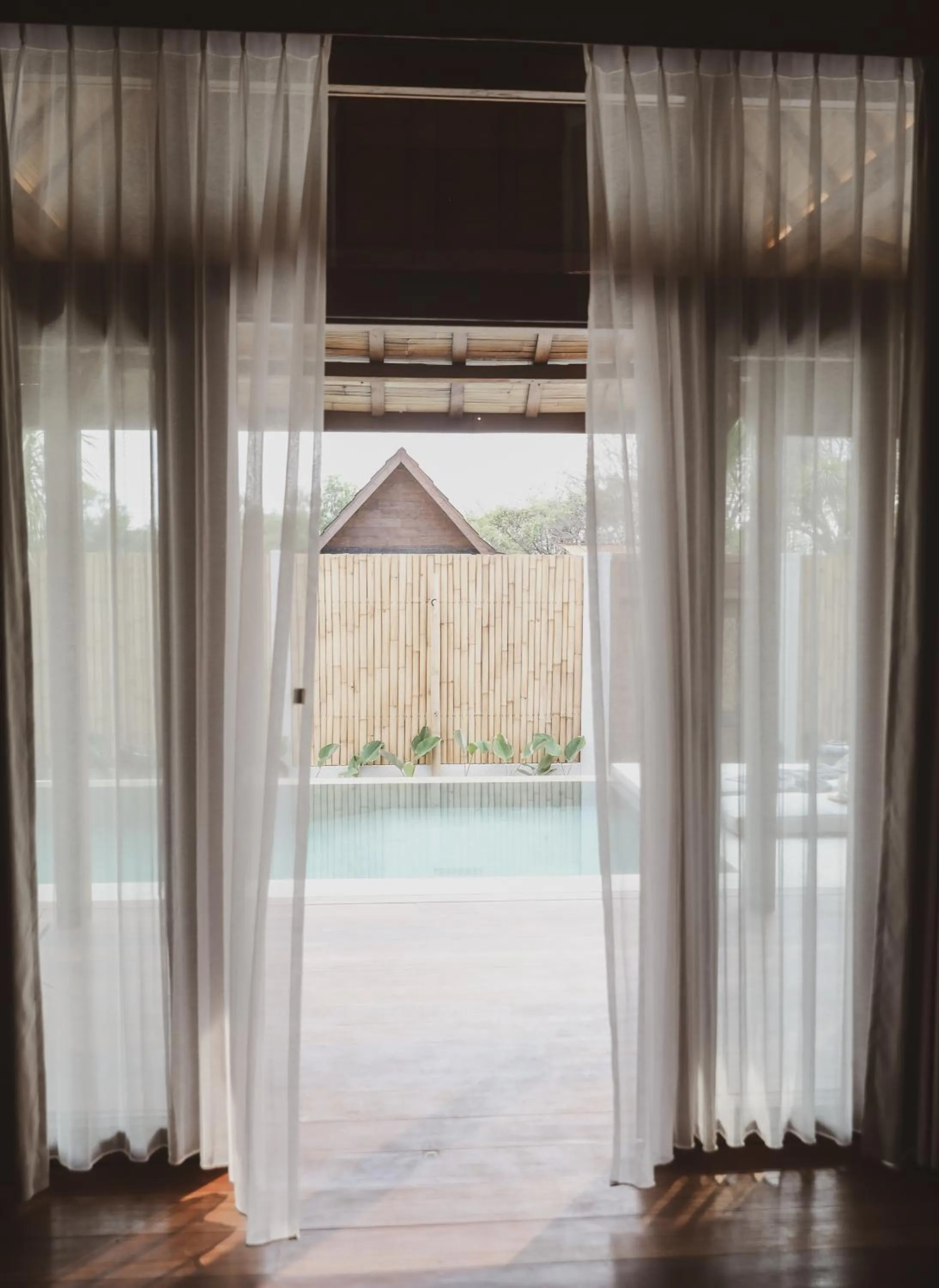 Pool view in Kalyana Villa Gili Air