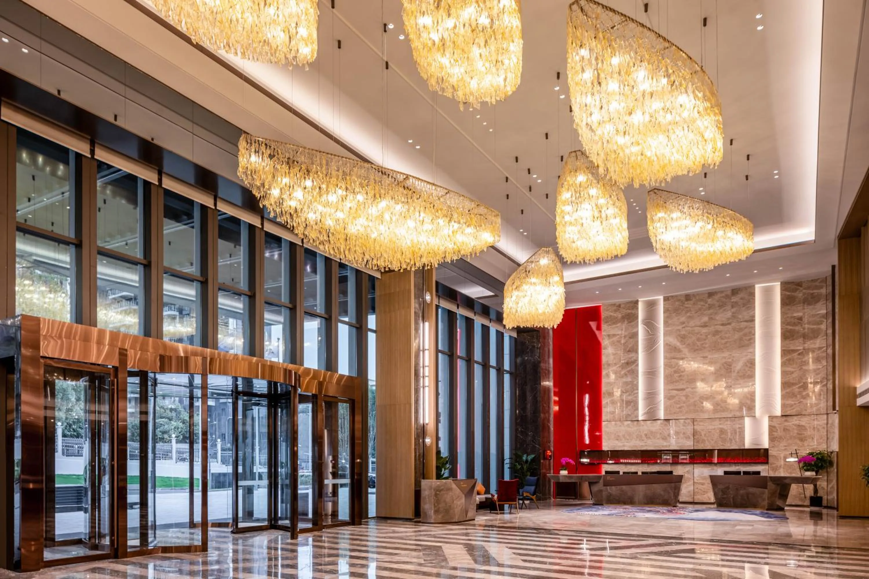 Lobby or reception in Grand Mercure Yichang Waitan