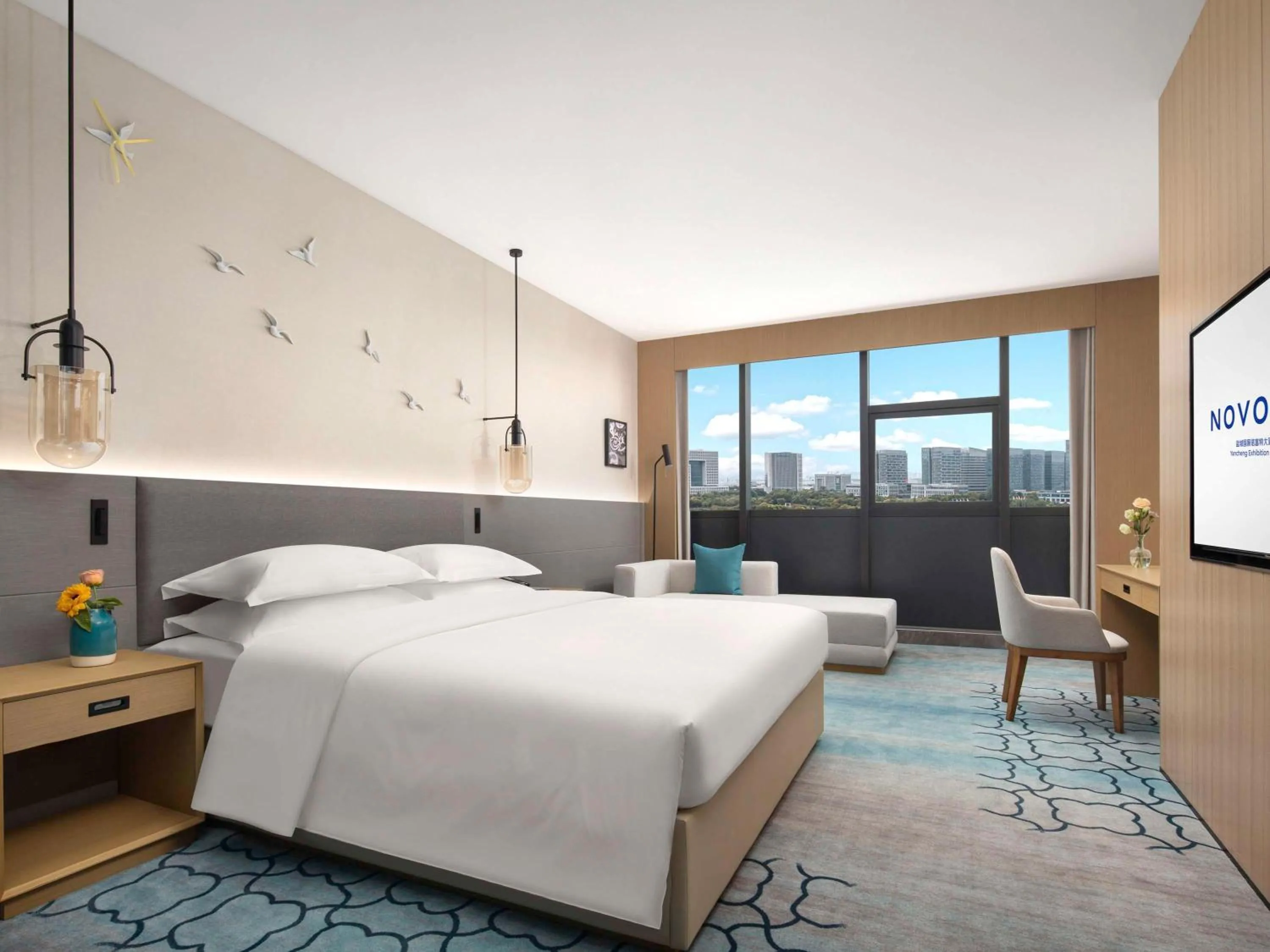 Bedroom in Novotel Yancheng Exhibition Center