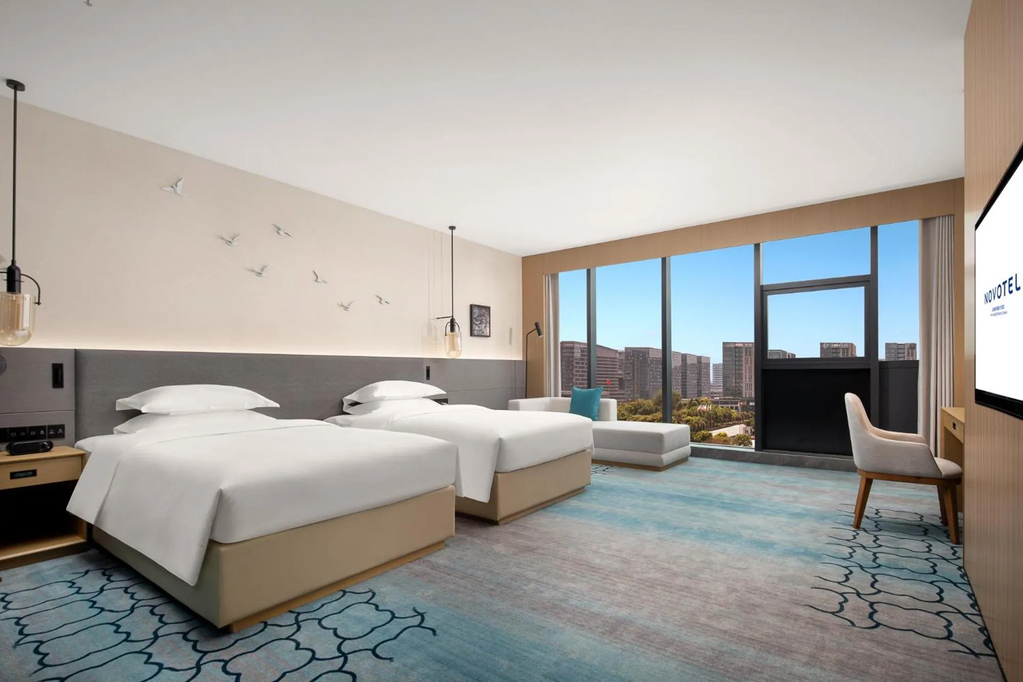 Bed in Novotel Yancheng Exhibition Center