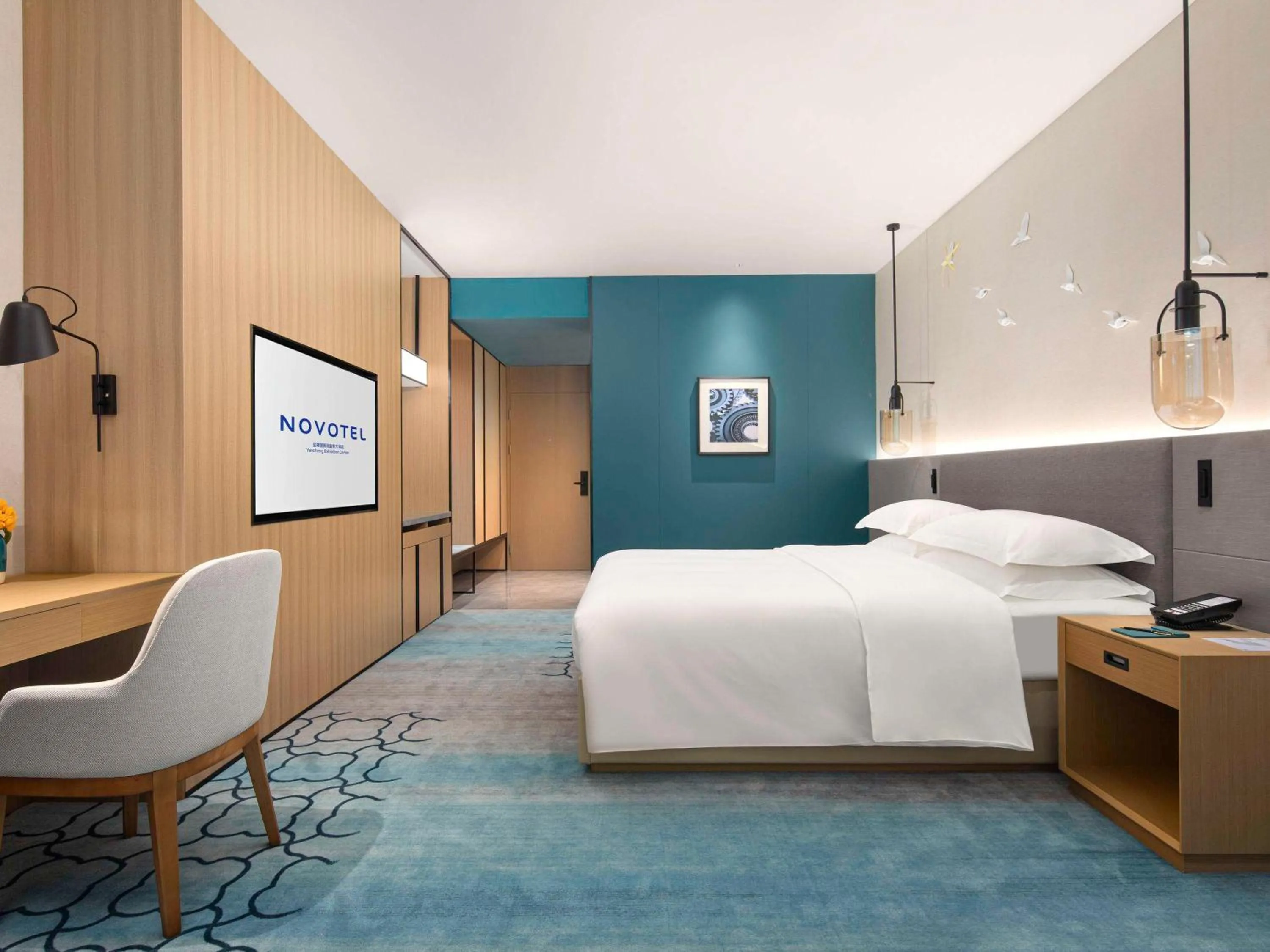 Bedroom in Novotel Yancheng Exhibition Center