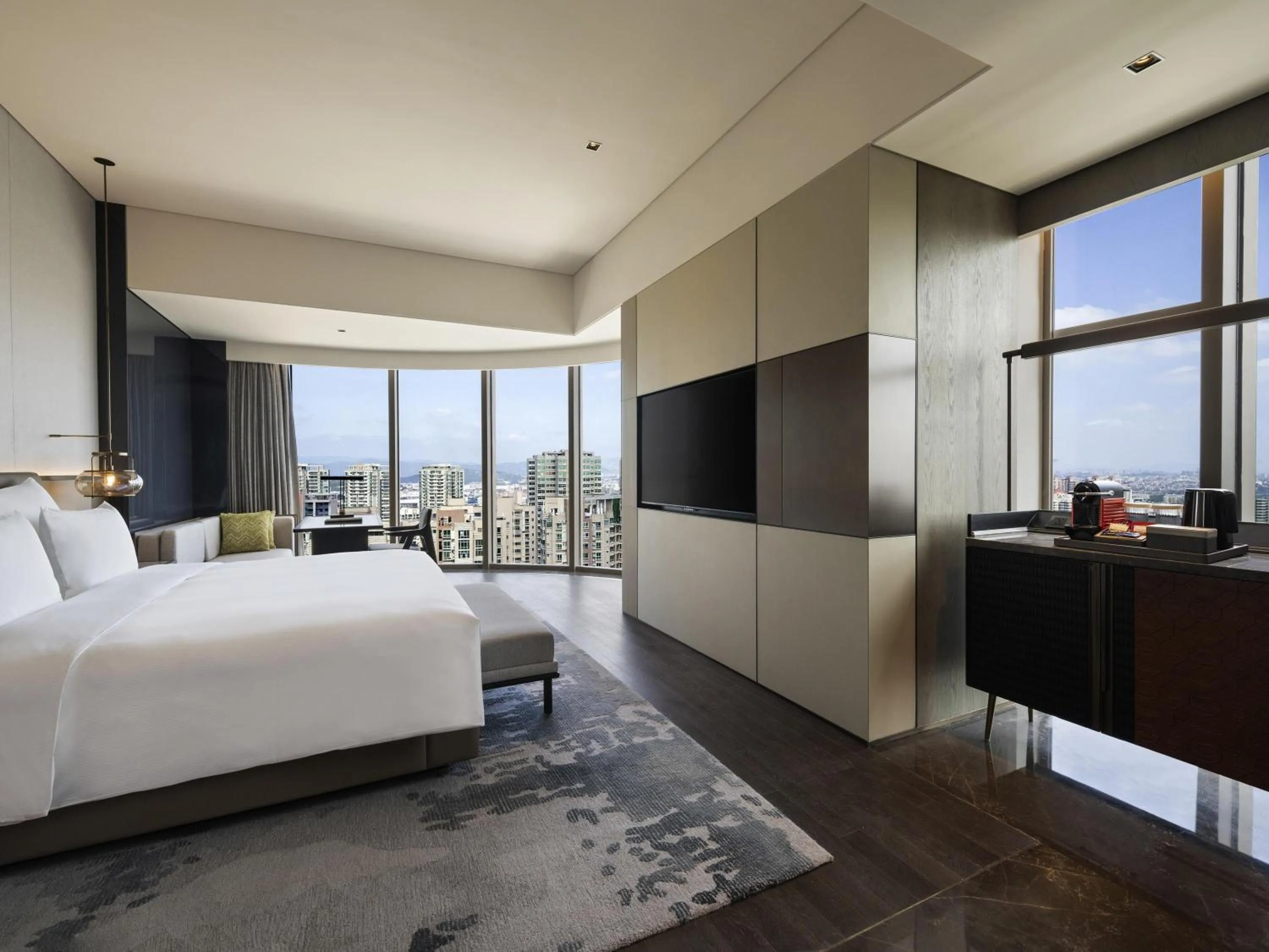 Bedroom, Bed in Pullman Quanzhou Shuitou
