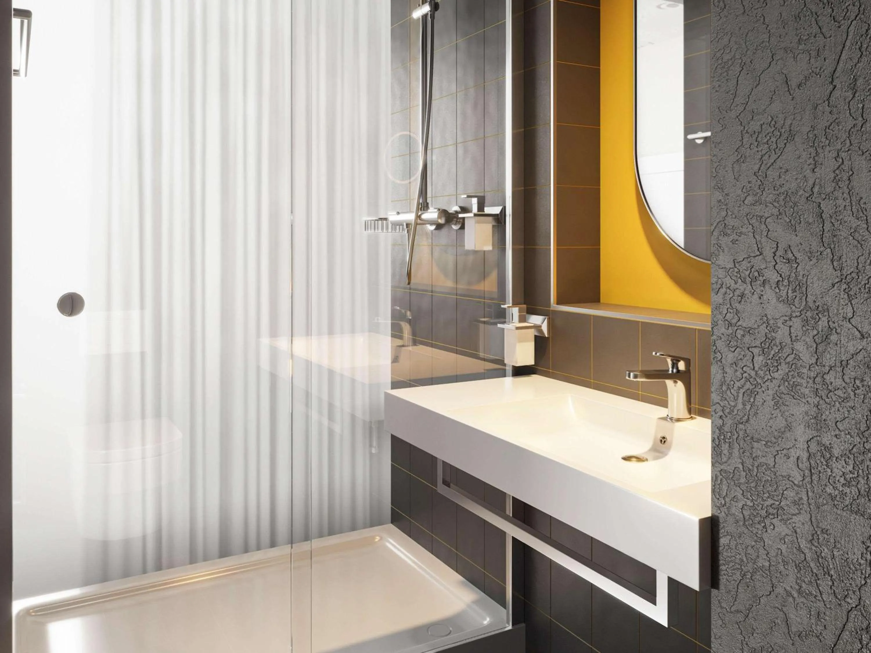 Shower in ibis Kyiv Beresteiska