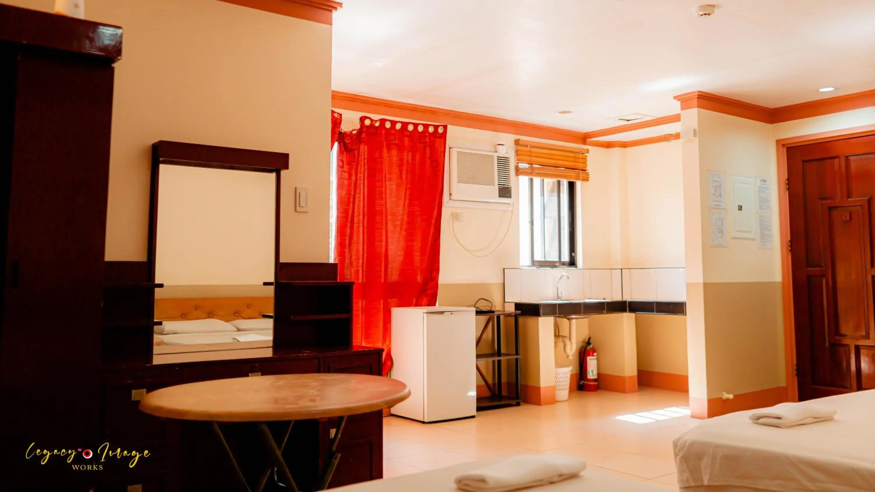 Bed in Imperial Ridge Pension House