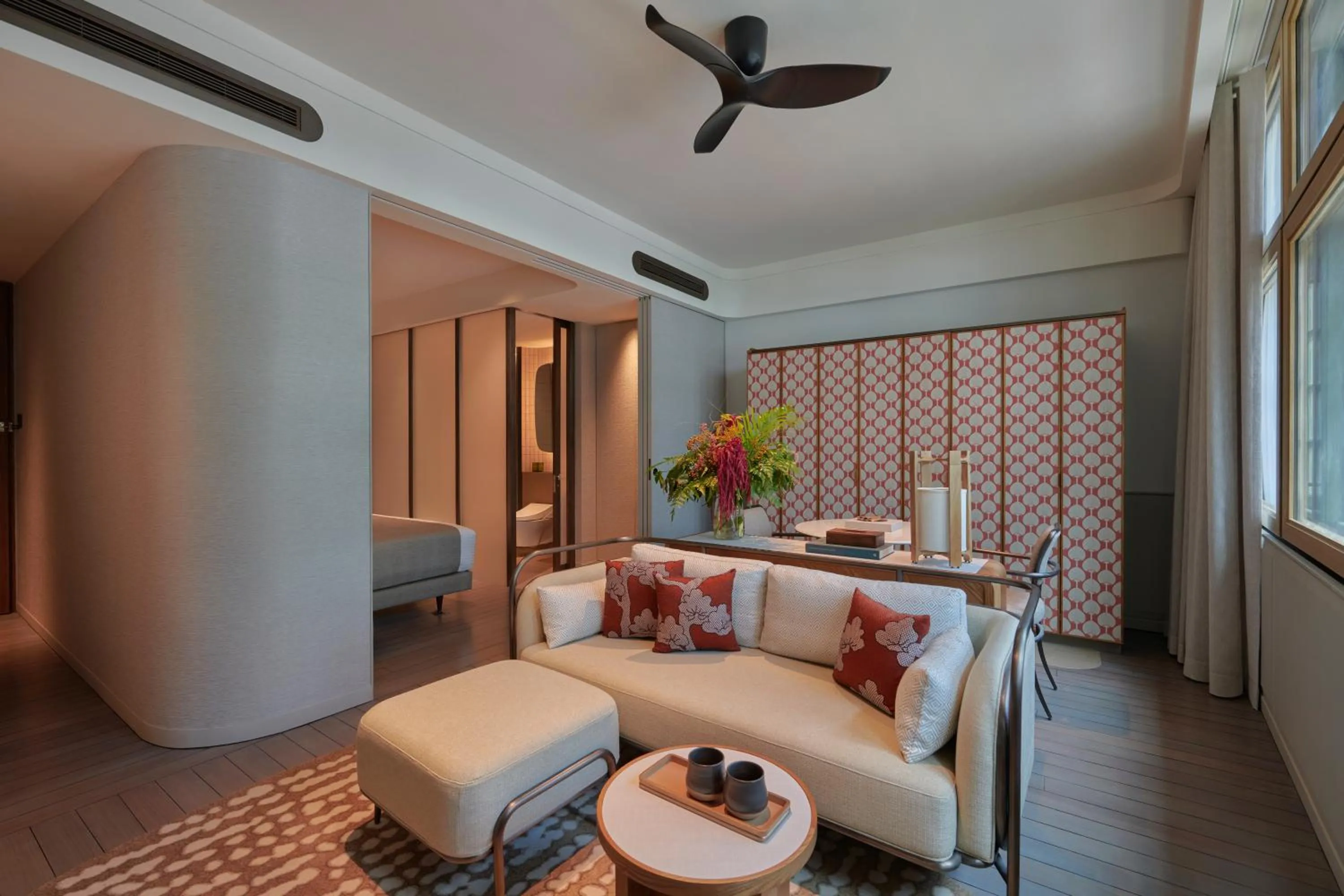 Living room in 21 Carpenter, Singapore, a Member of Design Hotels