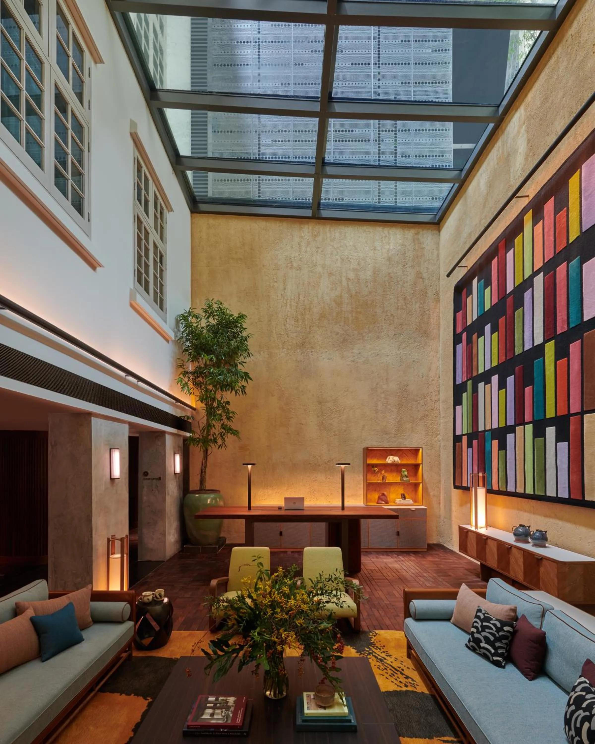 Lobby or reception in 21 Carpenter, Singapore, a Member of Design Hotels