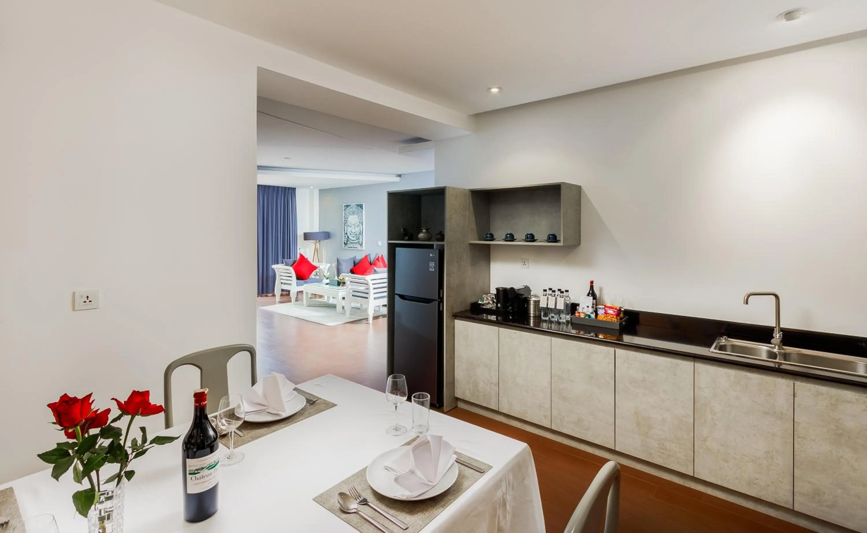 Kitchen or kitchenette in Jaya Suites Hotel