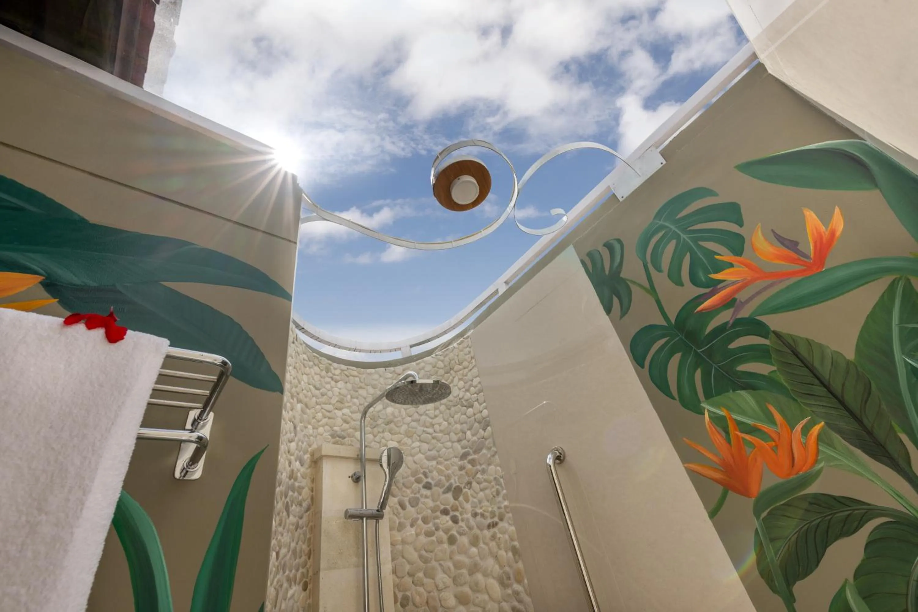 Shower in Munduk Tentrem Resort