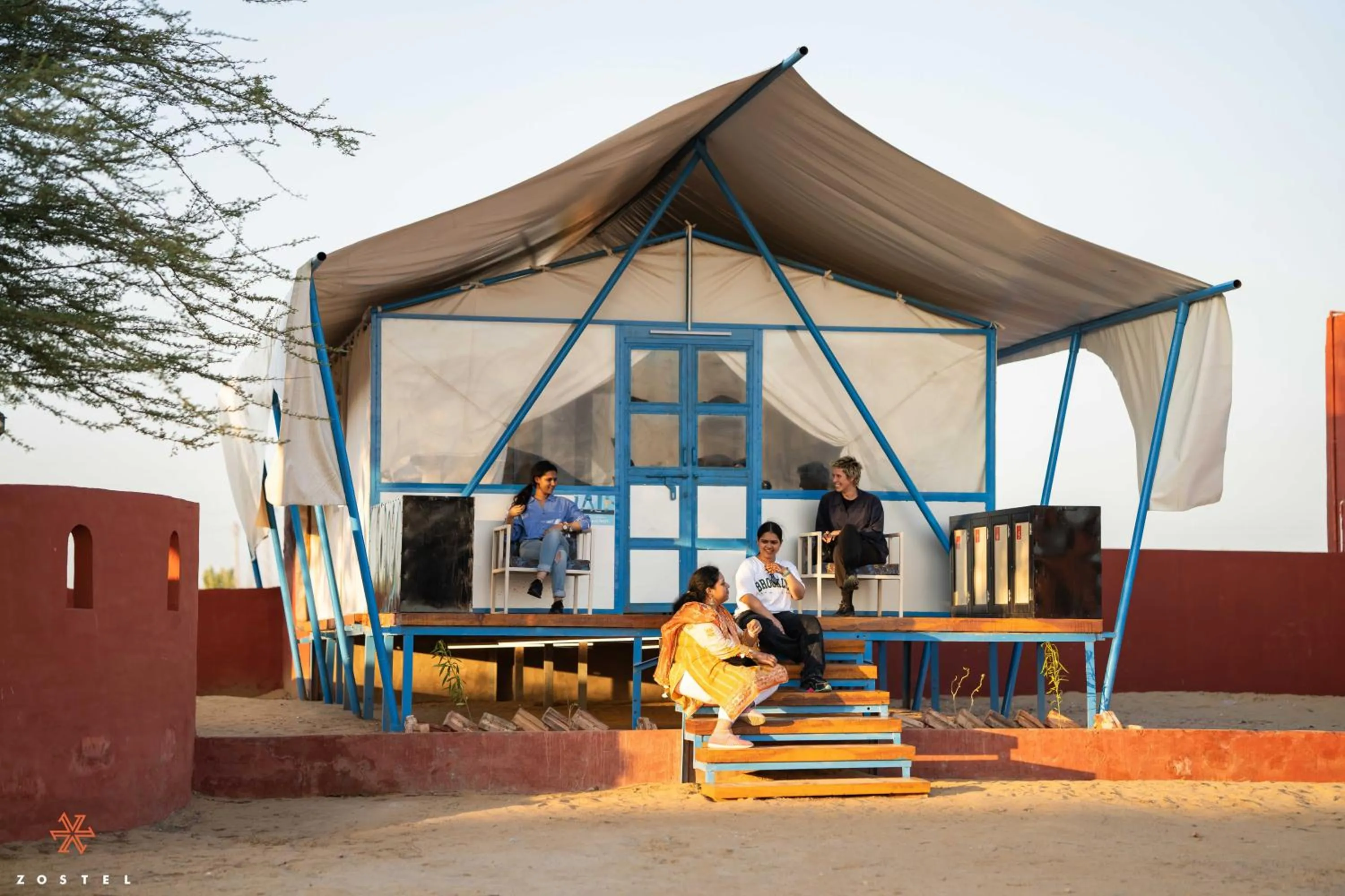 Property building in Zostel Sam Desert (Jaisalmer)