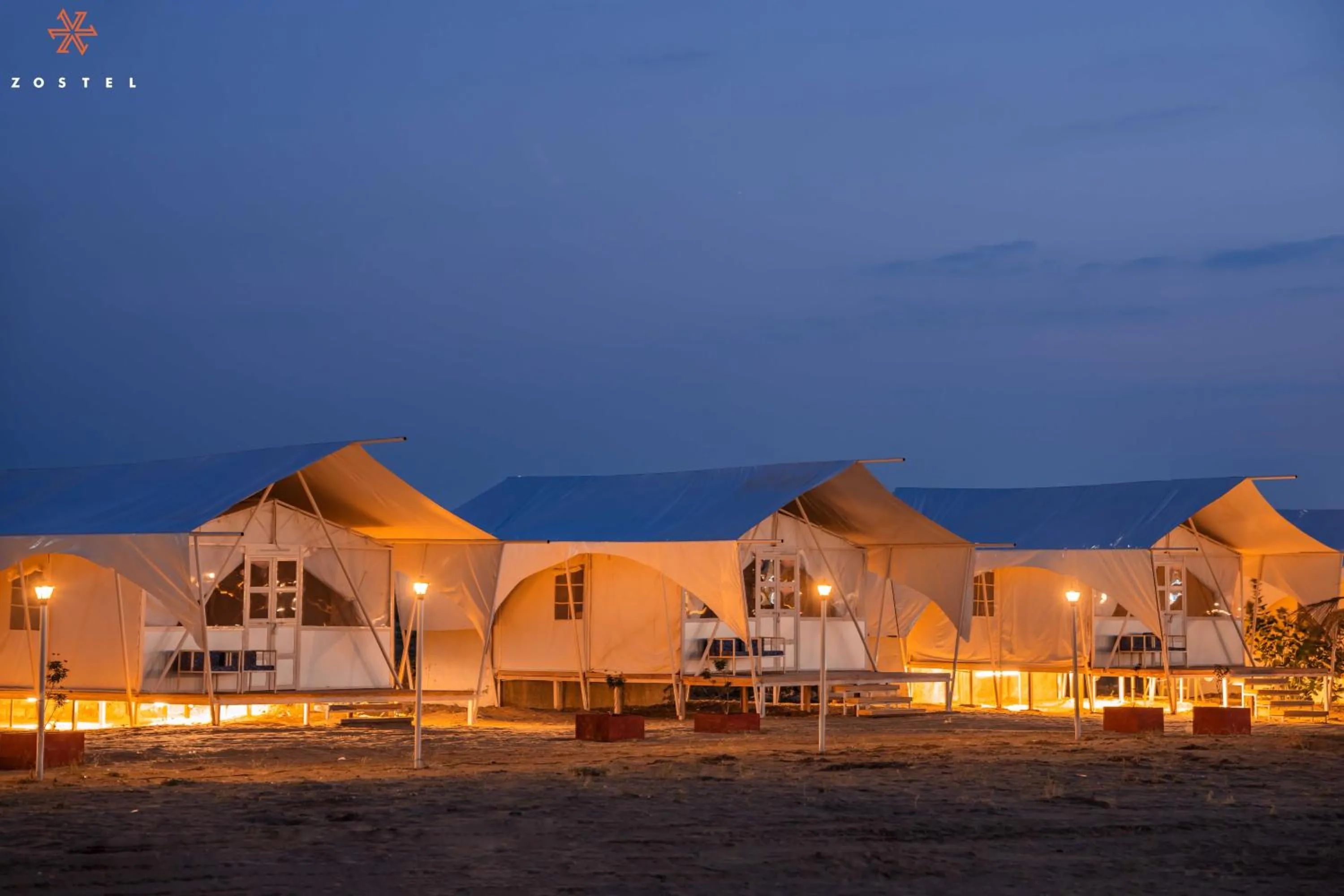 Property building in Zostel Sam Desert (Jaisalmer)