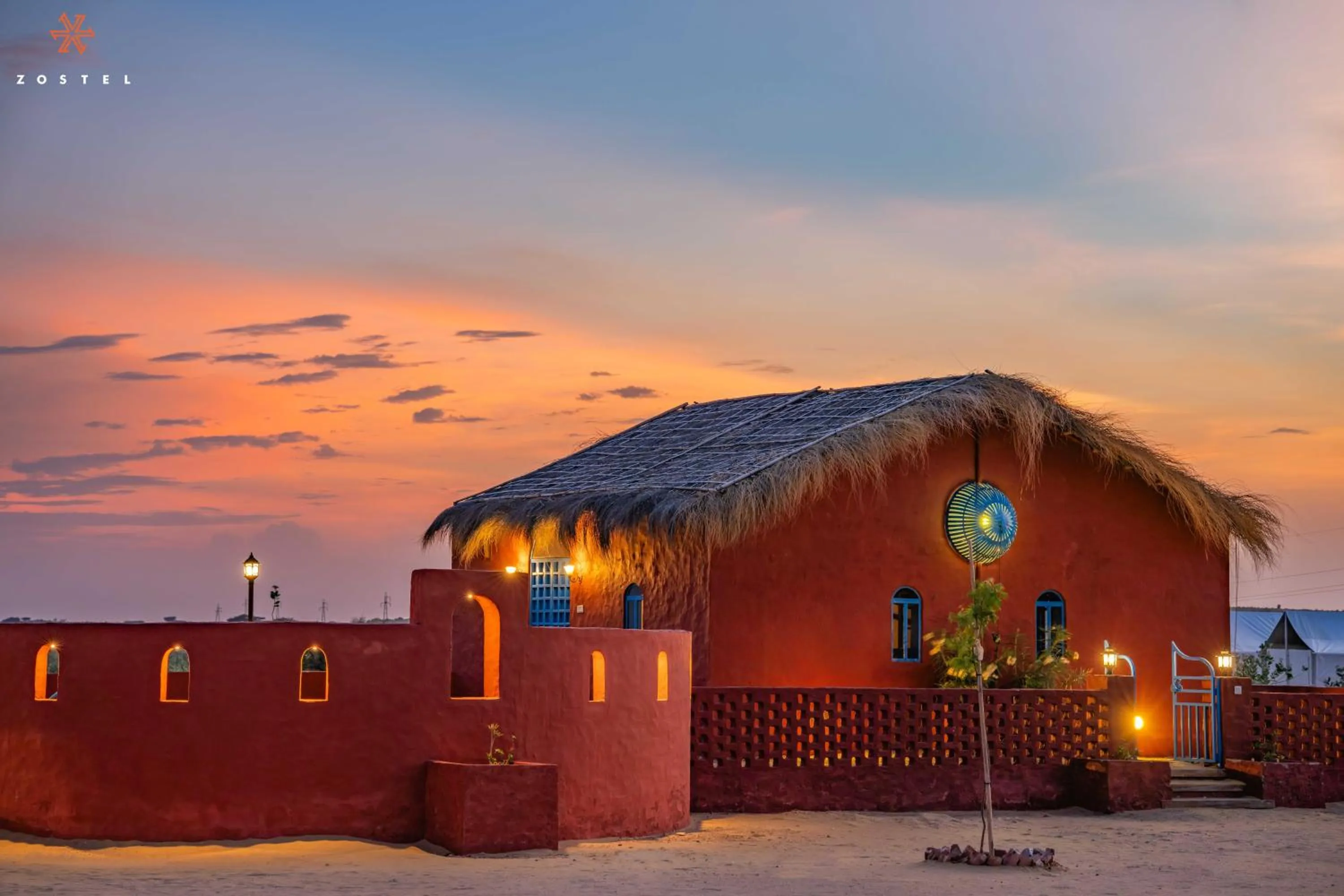 Property building in Zostel Sam Desert (Jaisalmer)