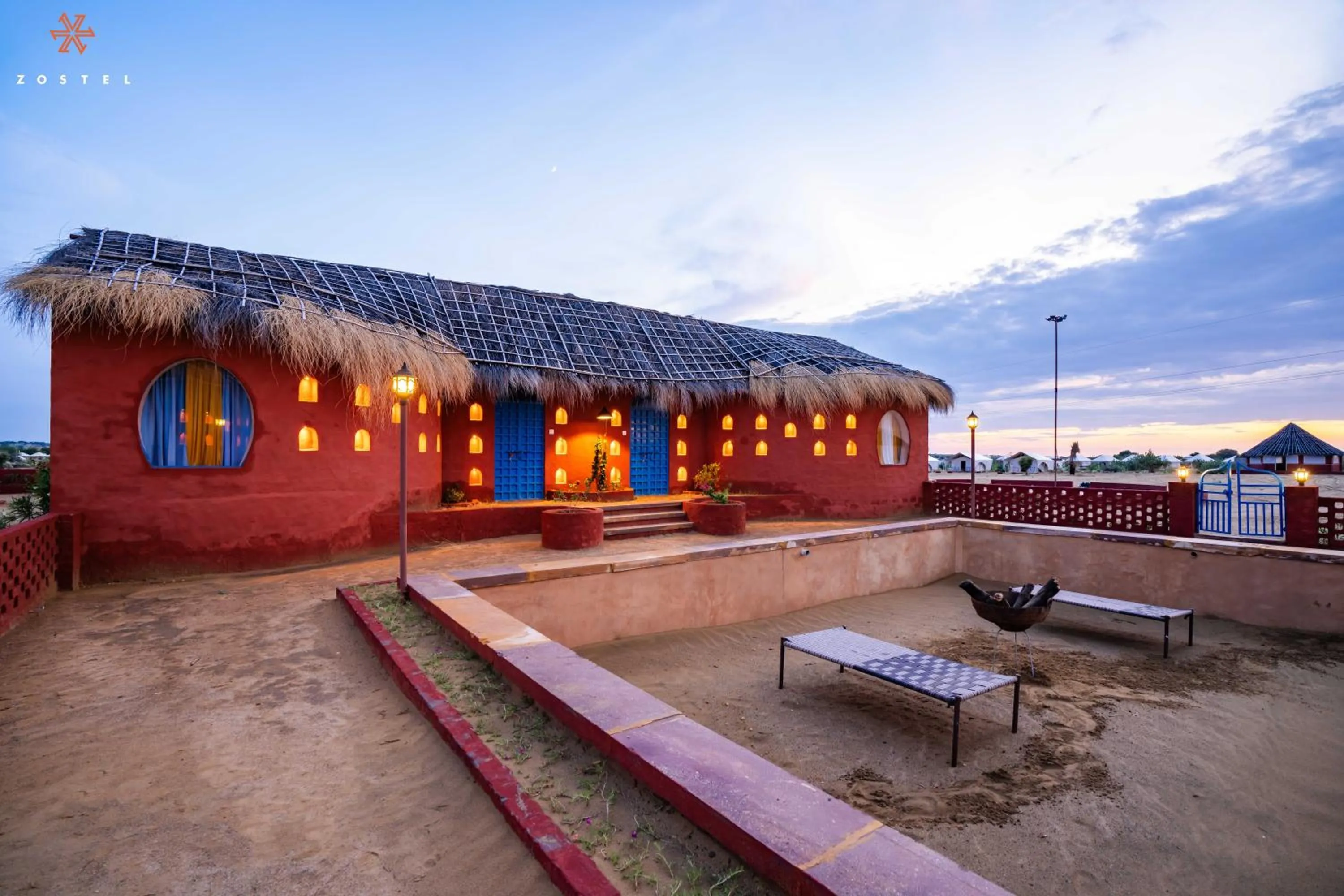 Property building in Zostel Sam Desert (Jaisalmer)
