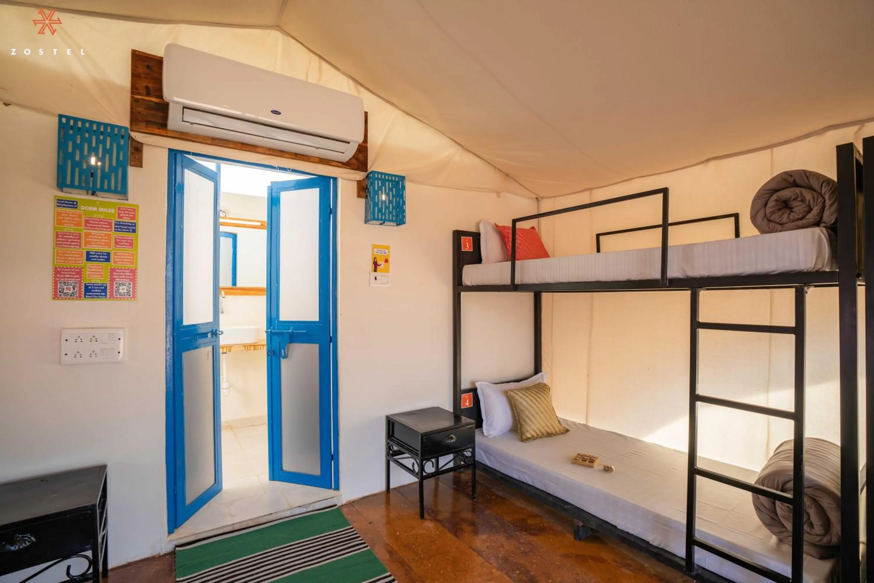 Bedroom, Bed in Zostel Sam Desert (Jaisalmer)