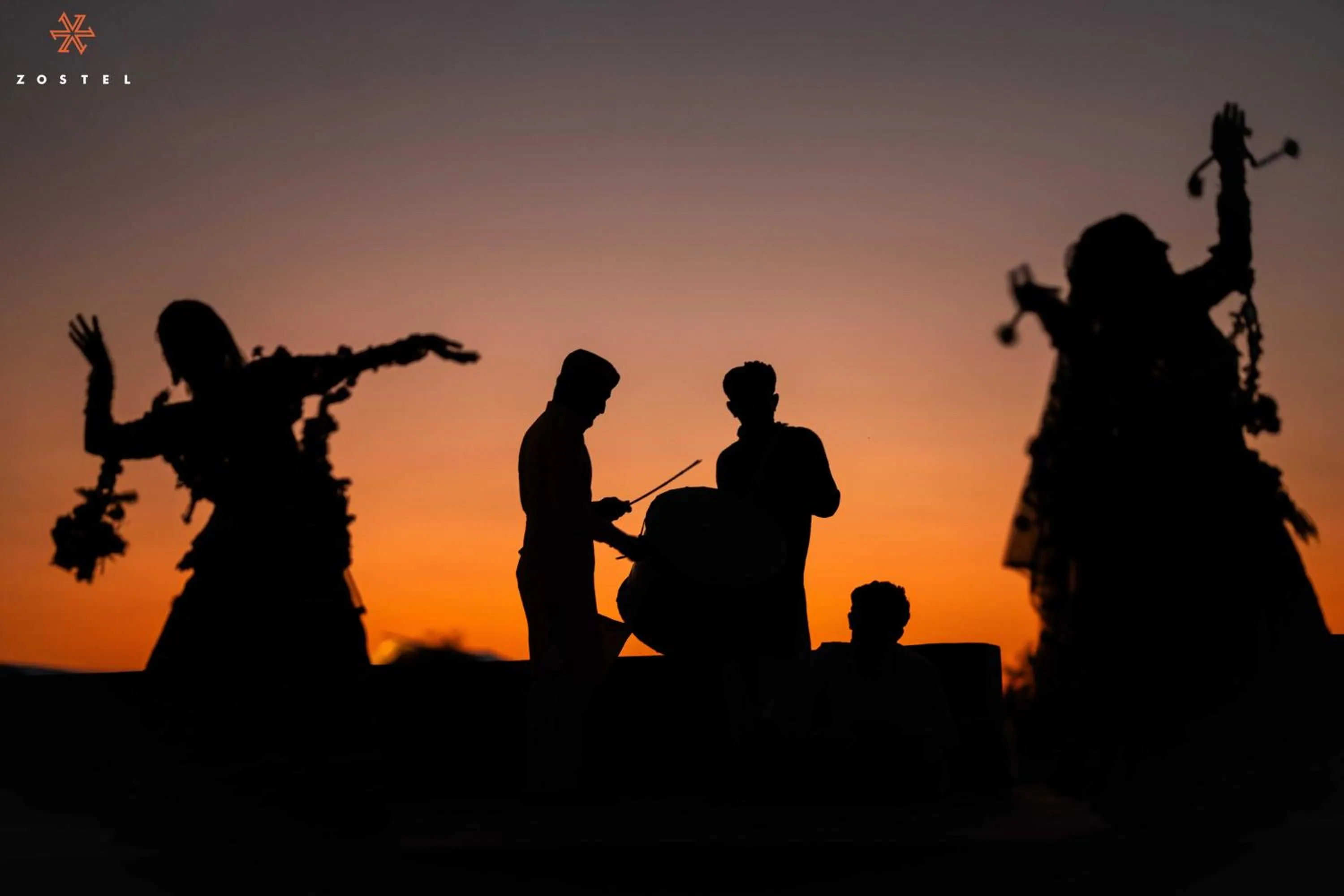 People in Zostel Sam Desert (Jaisalmer)