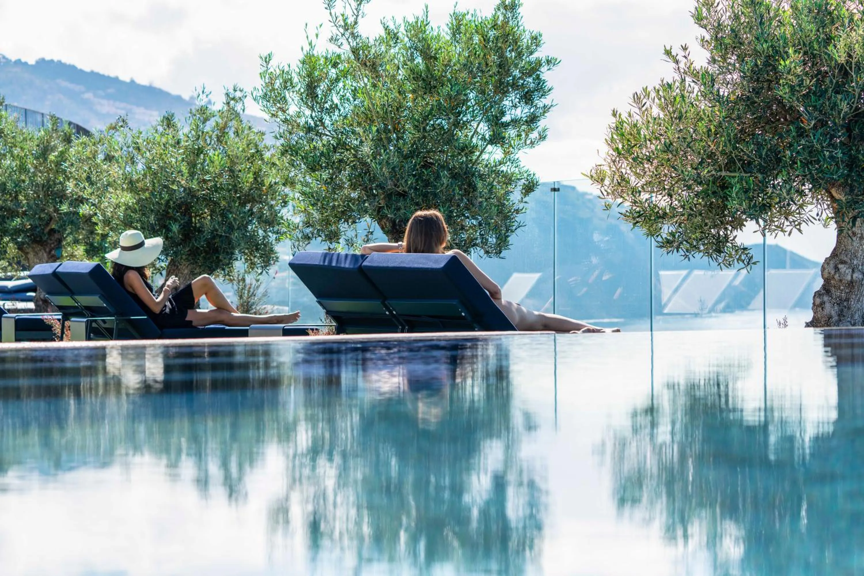 Pool view in The Reserve - within Savoy Palace - The Leading Hotels of the World