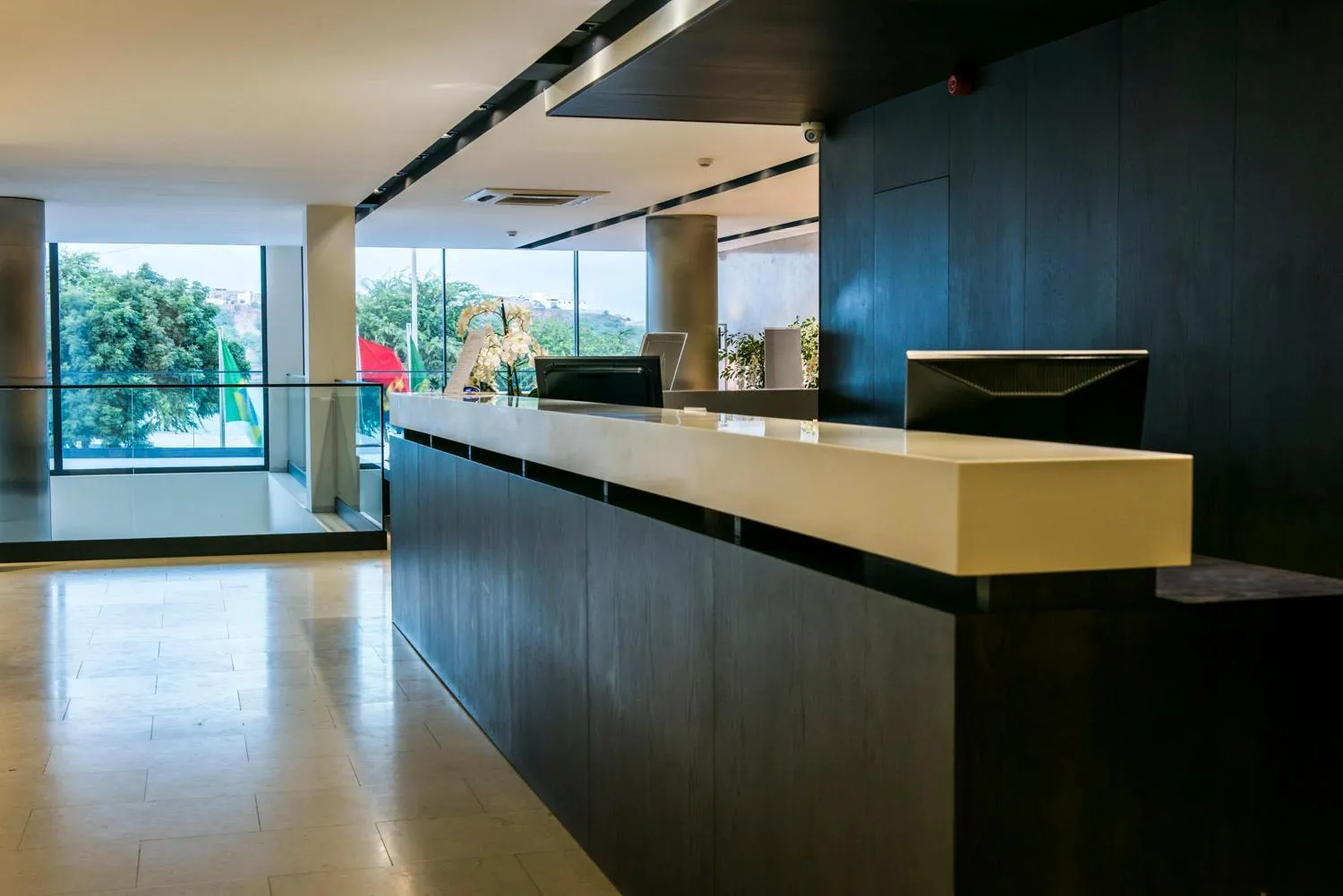 Lobby or reception in Hotel Pérola