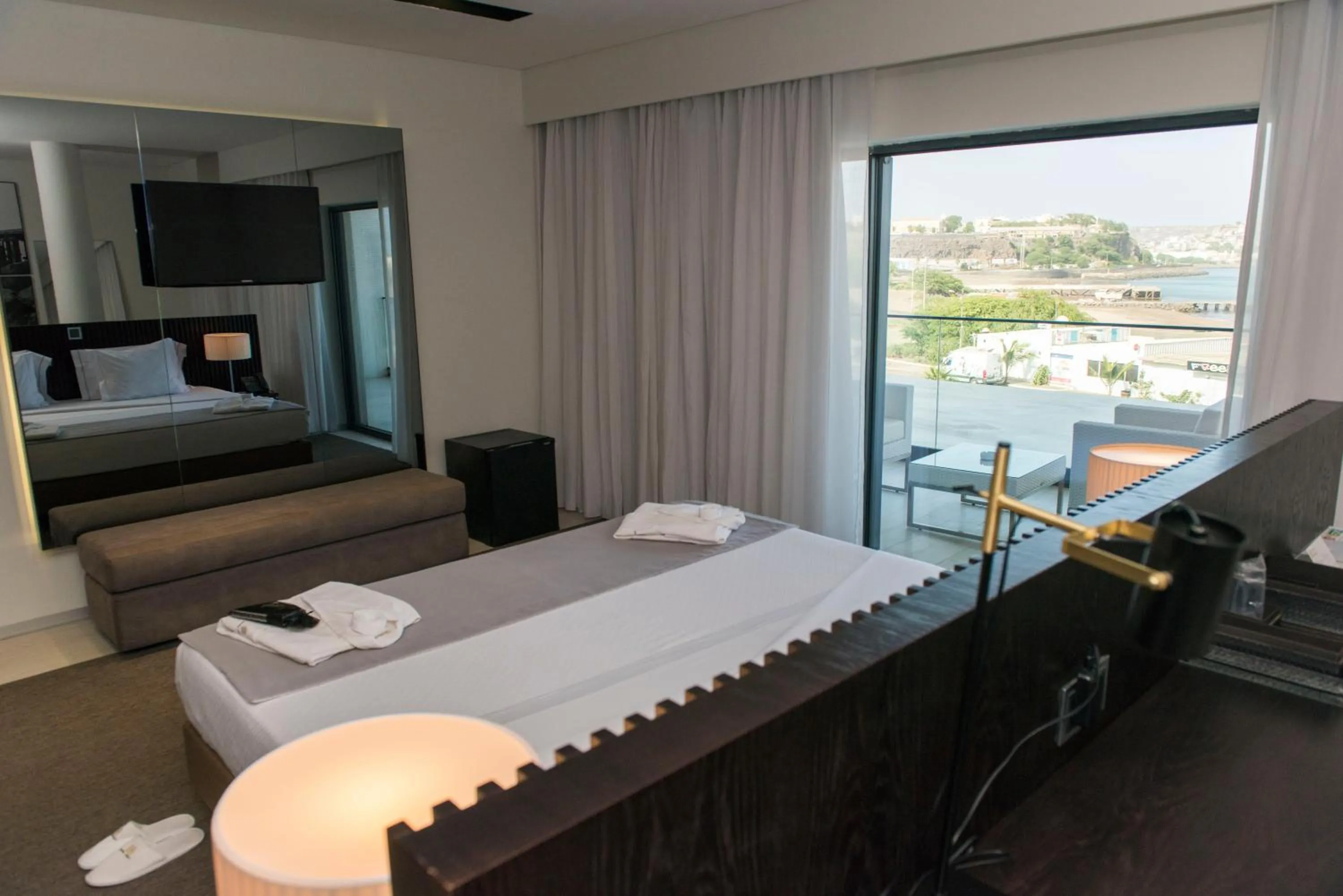 Bed in Hotel Pérola