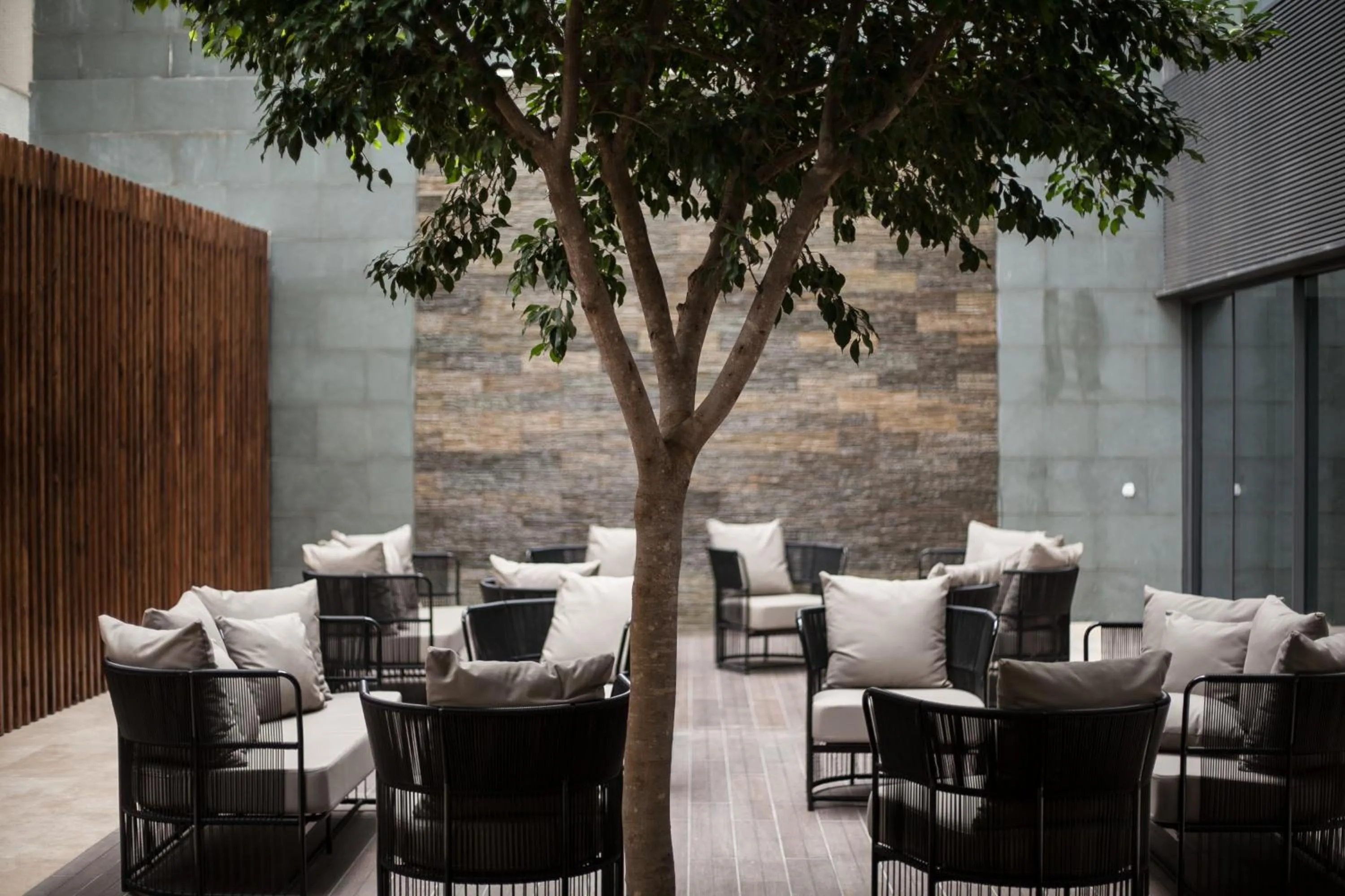 Patio in Hotel Pérola