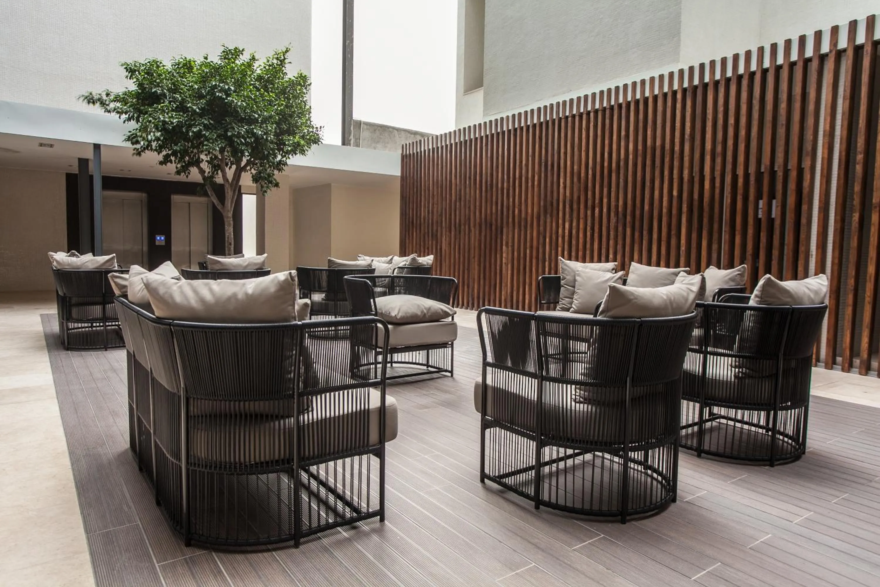 Patio in Hotel Pérola