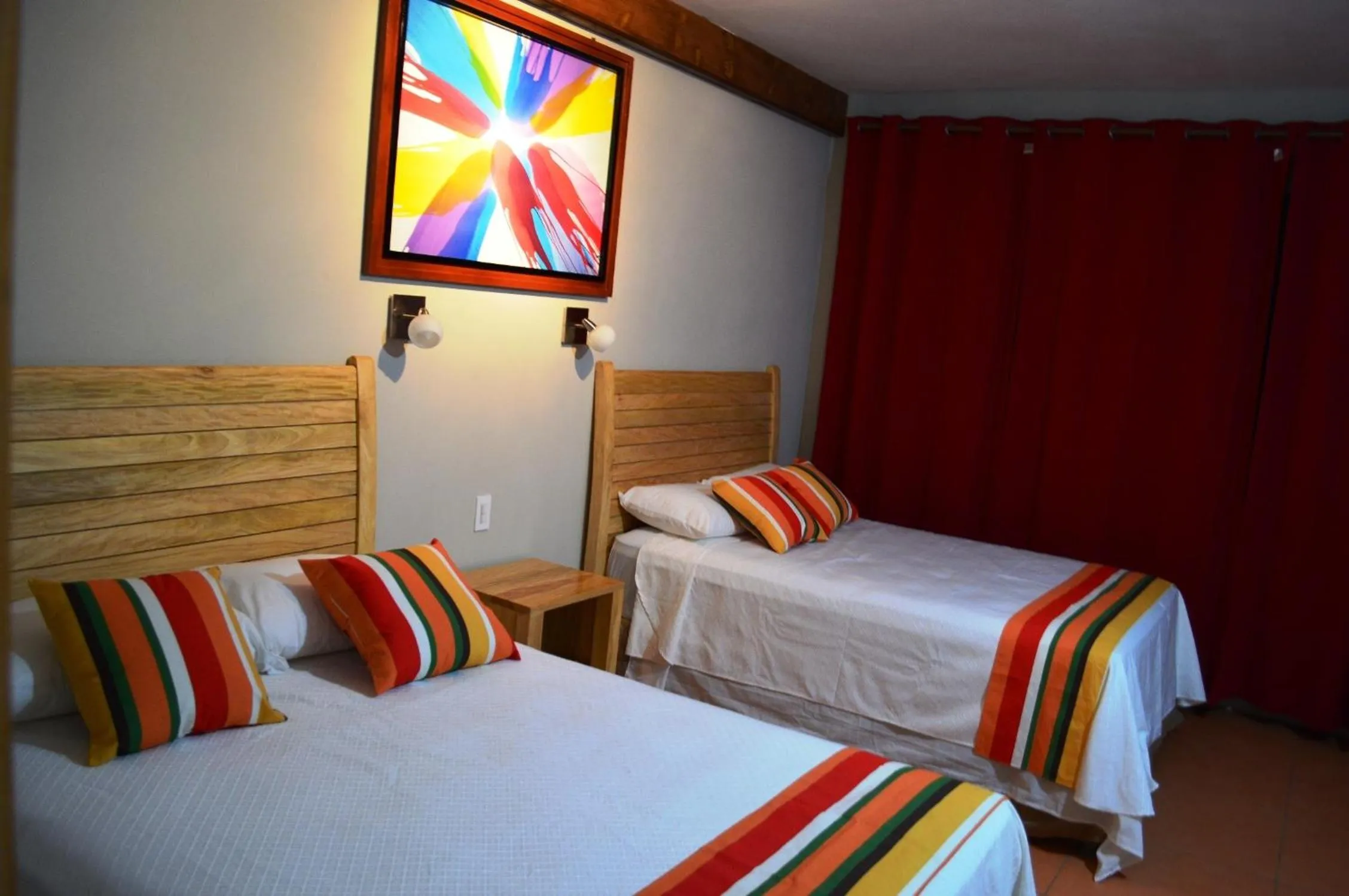 Photo of the whole room, Bed in Hotel Los Mangos El Salvador