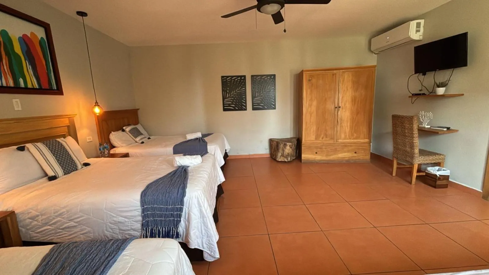 Bedroom, Bed in Hotel Los Mangos El Salvador