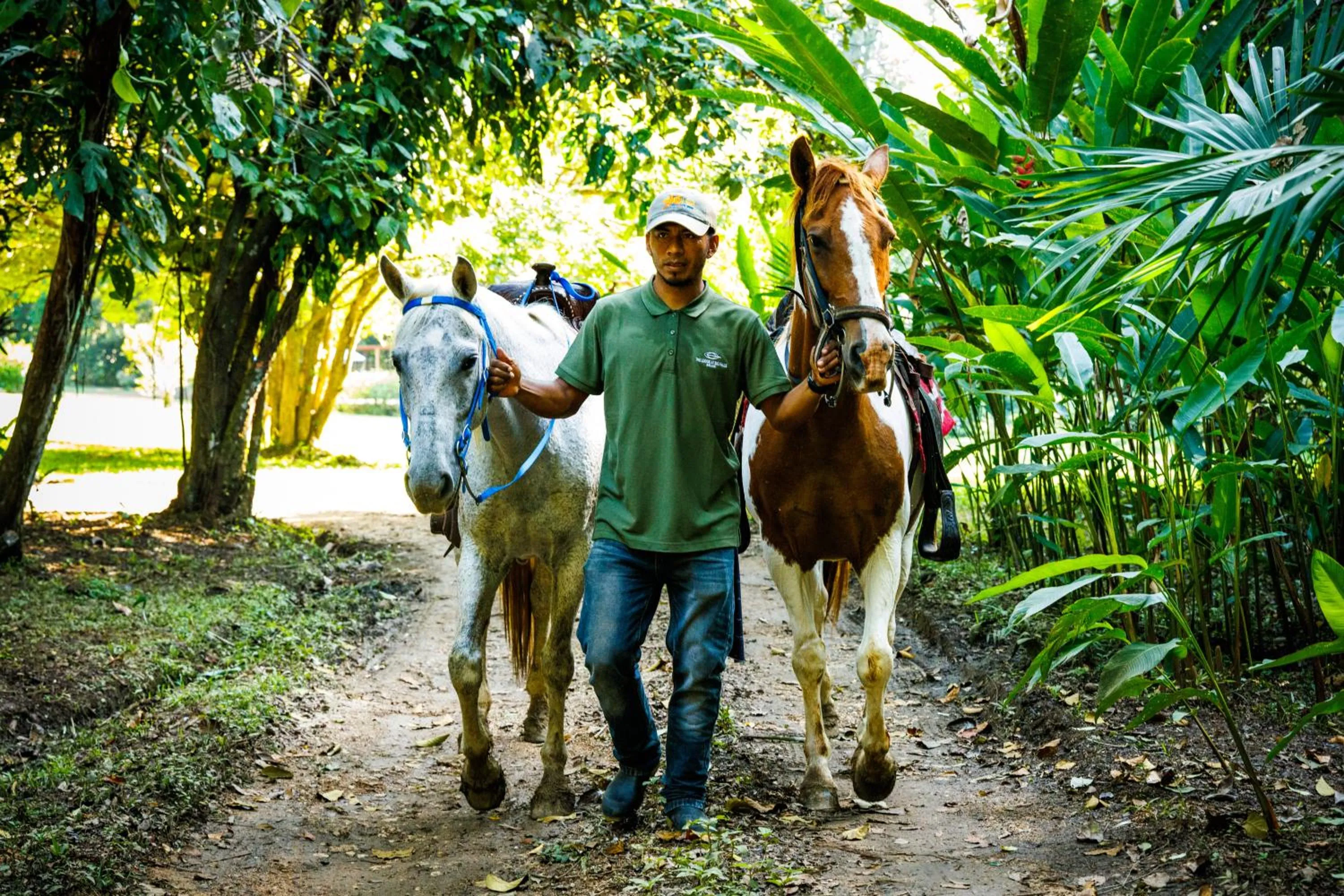 Horse-riding in Tanager RainForest Lodge