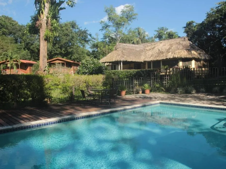 Pool view in Tanager RainForest Lodge