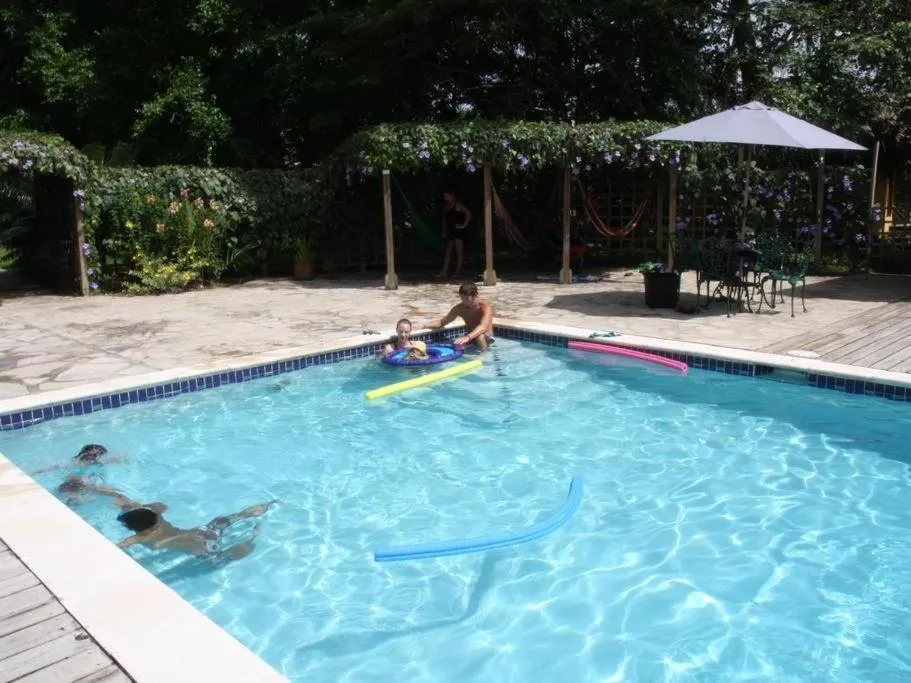 Pool view in Tanager RainForest Lodge
