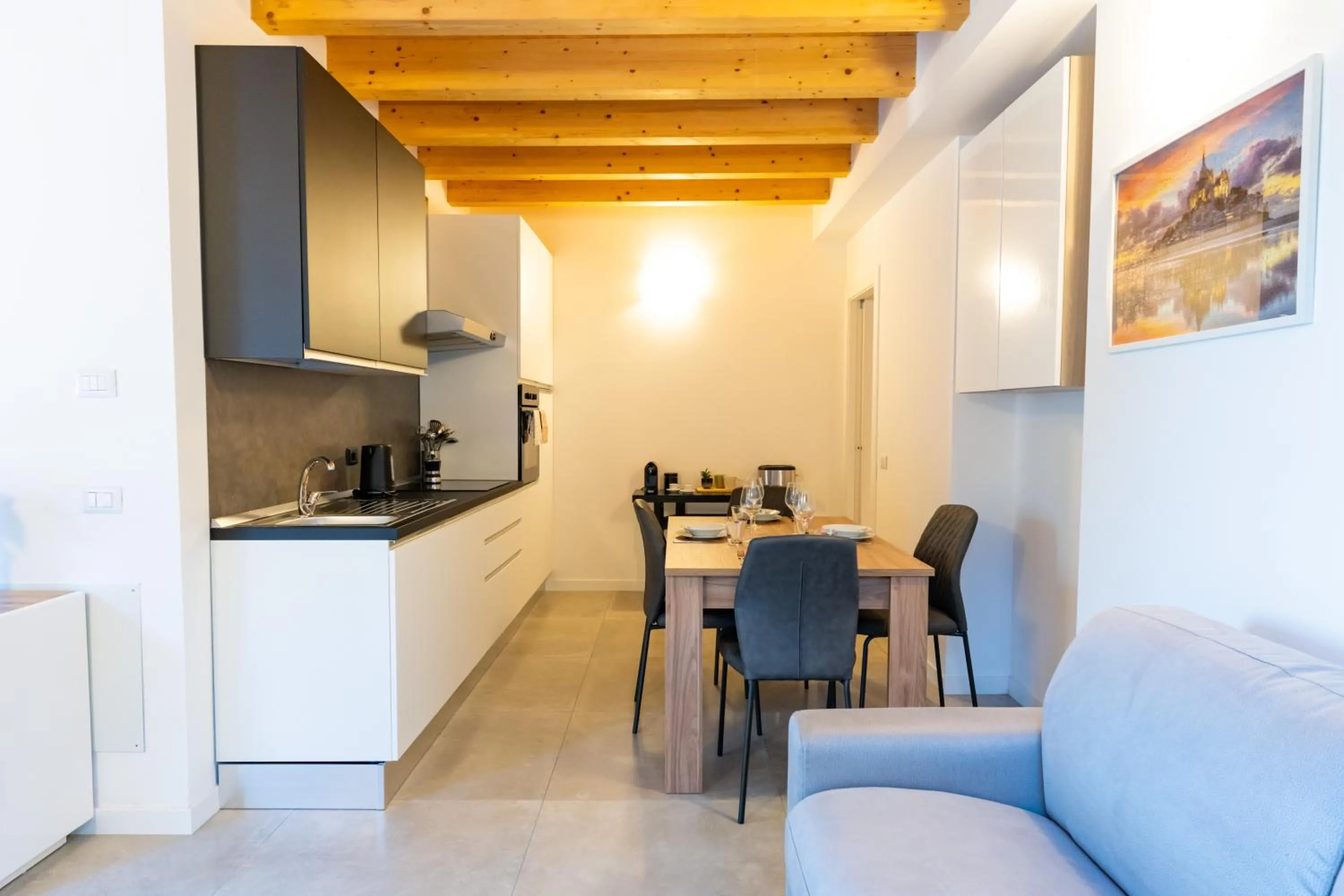 Kitchen or kitchenette in Villa San Carlo