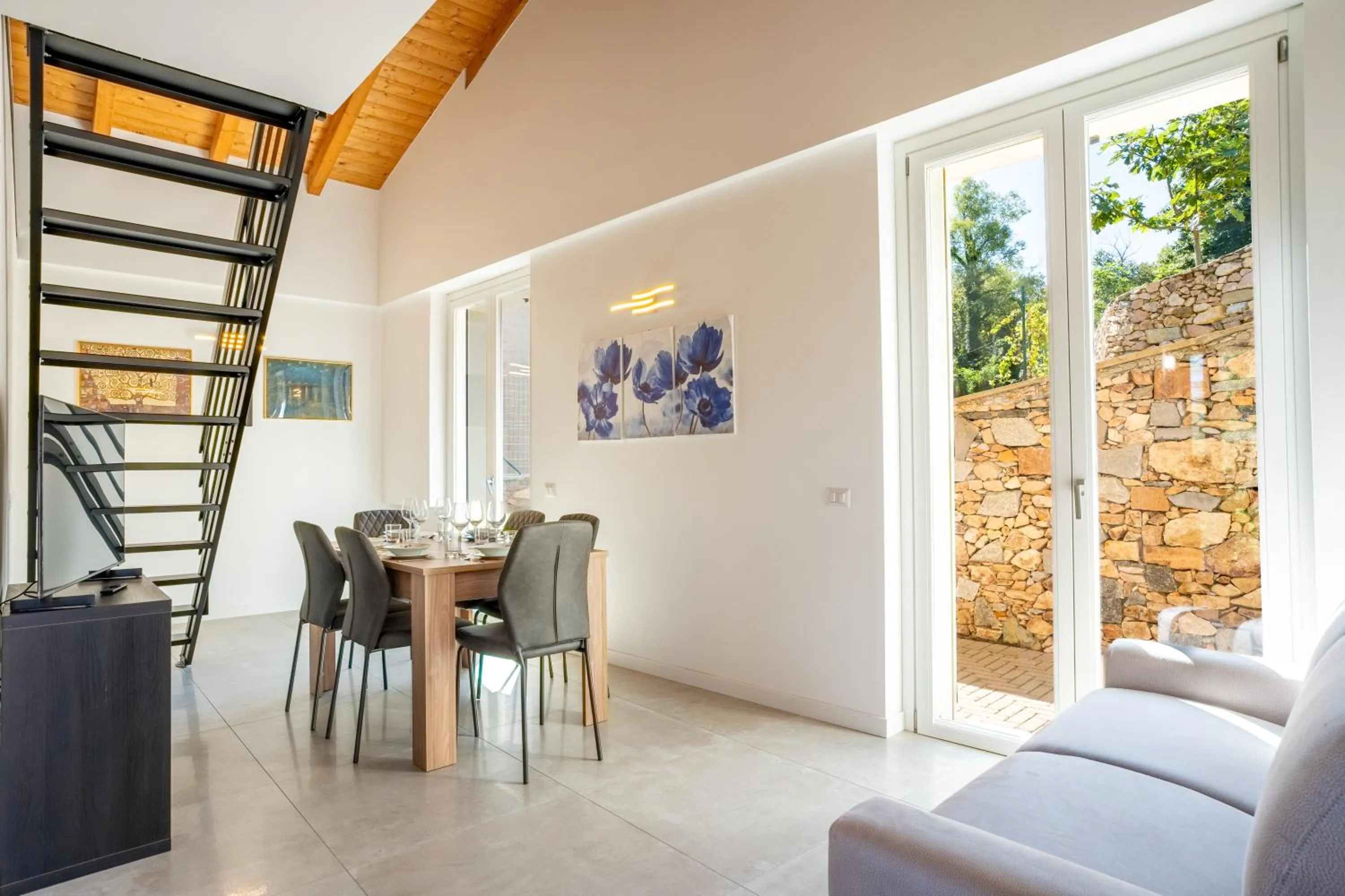 Living room in Villa San Carlo
