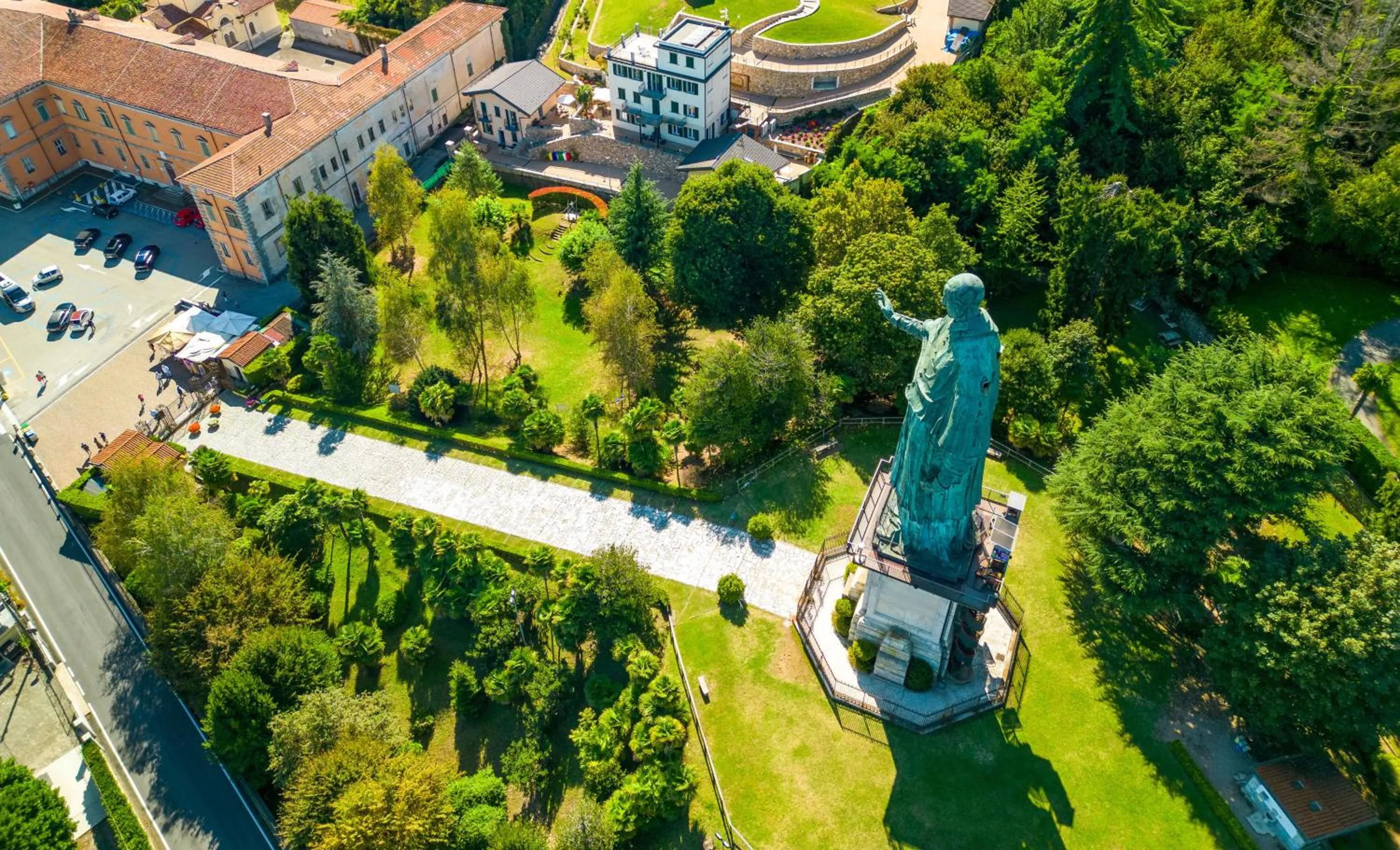 Bird's eye view in Villa San Carlo