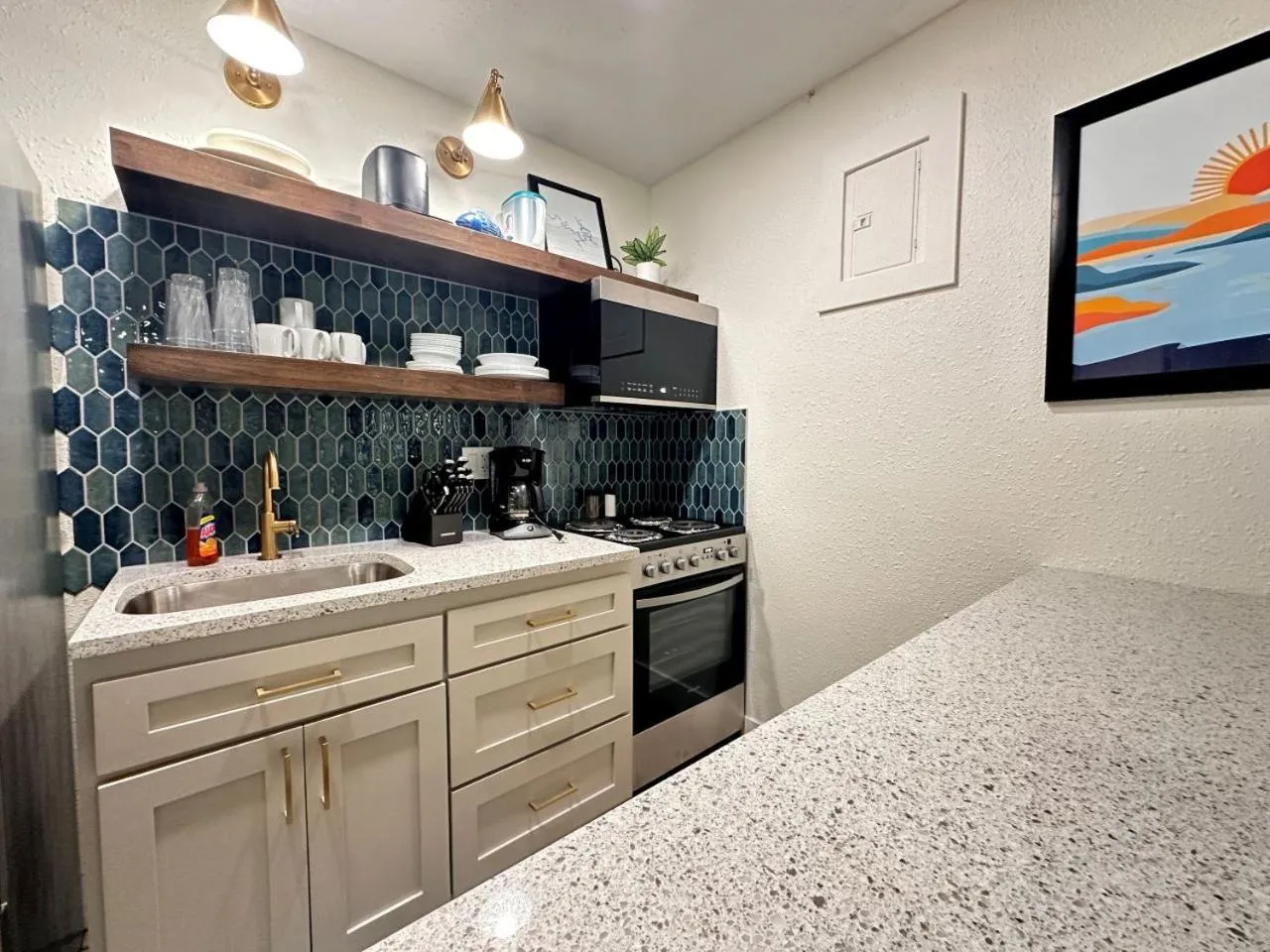 Kitchen or kitchenette in Alhonna Resort