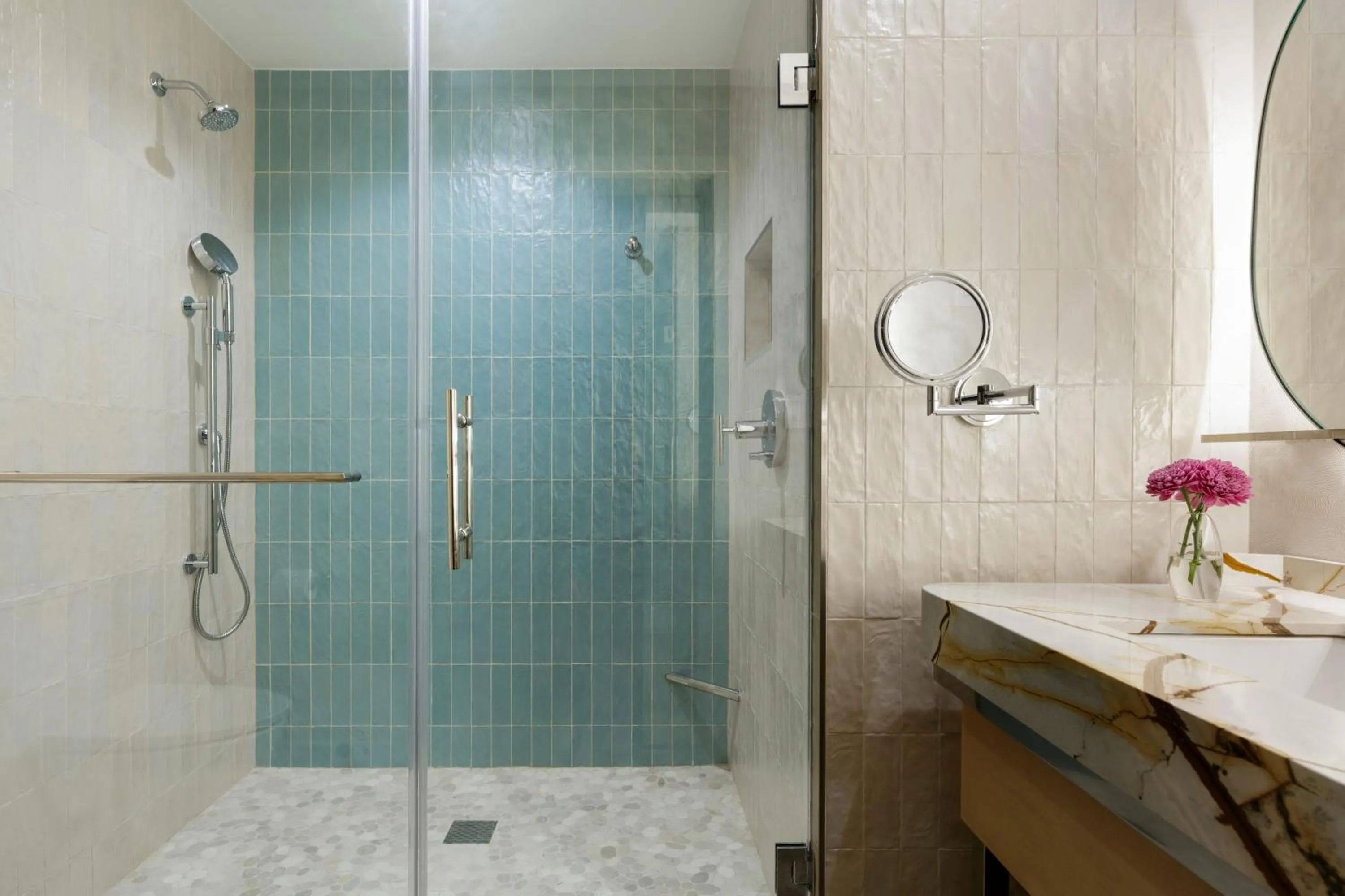 Shower in Andaz Miami Beach, By Hyatt